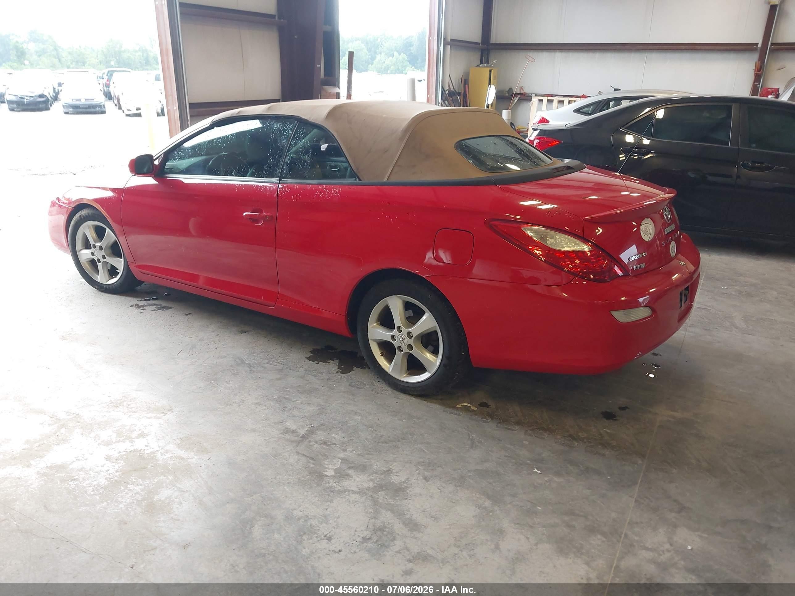 2007 Toyota Camry Solara Sle Red vin: 4T1FA38P67U131412