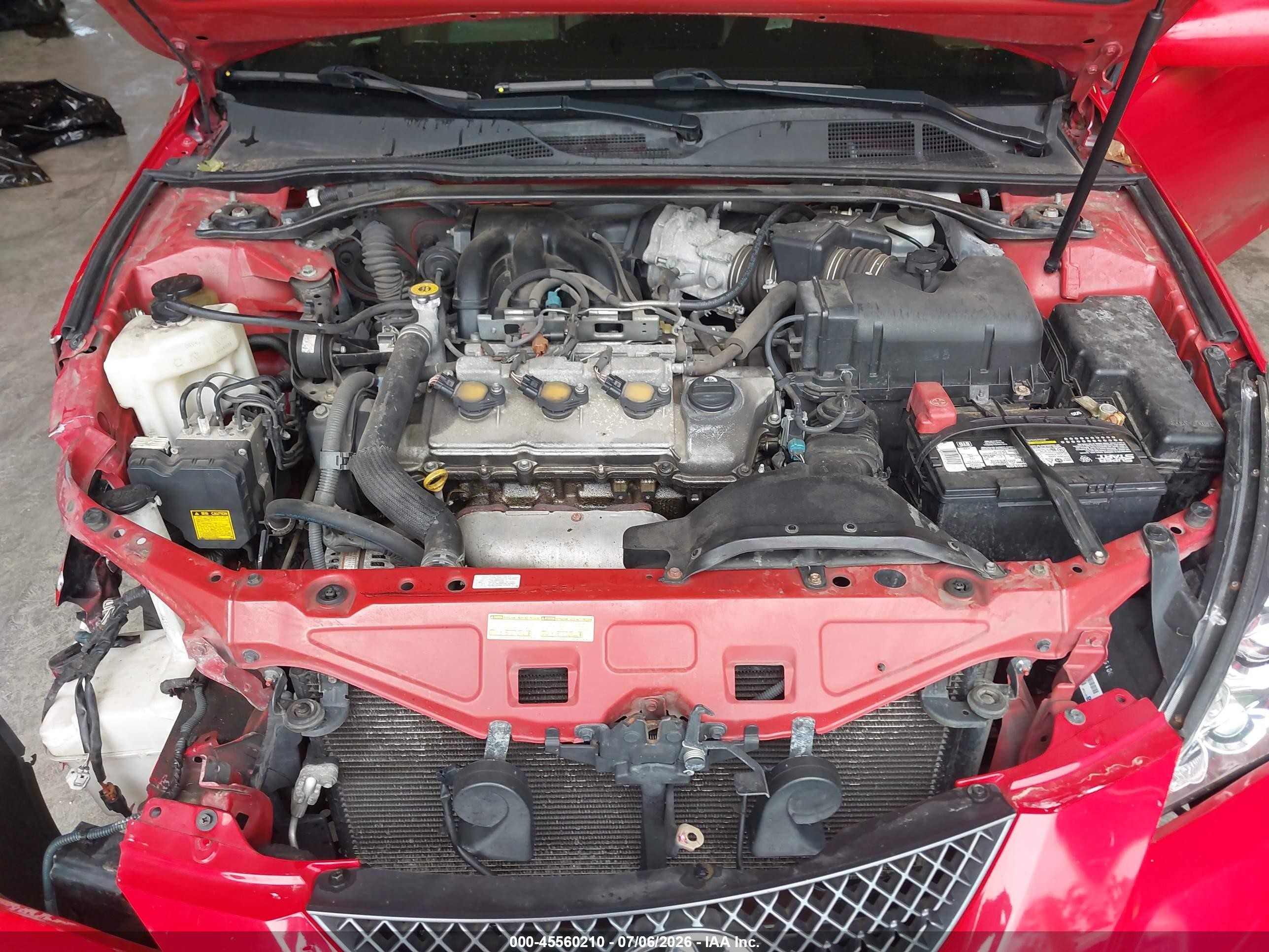 2007 Toyota Camry Solara Sle Red vin: 4T1FA38P67U131412