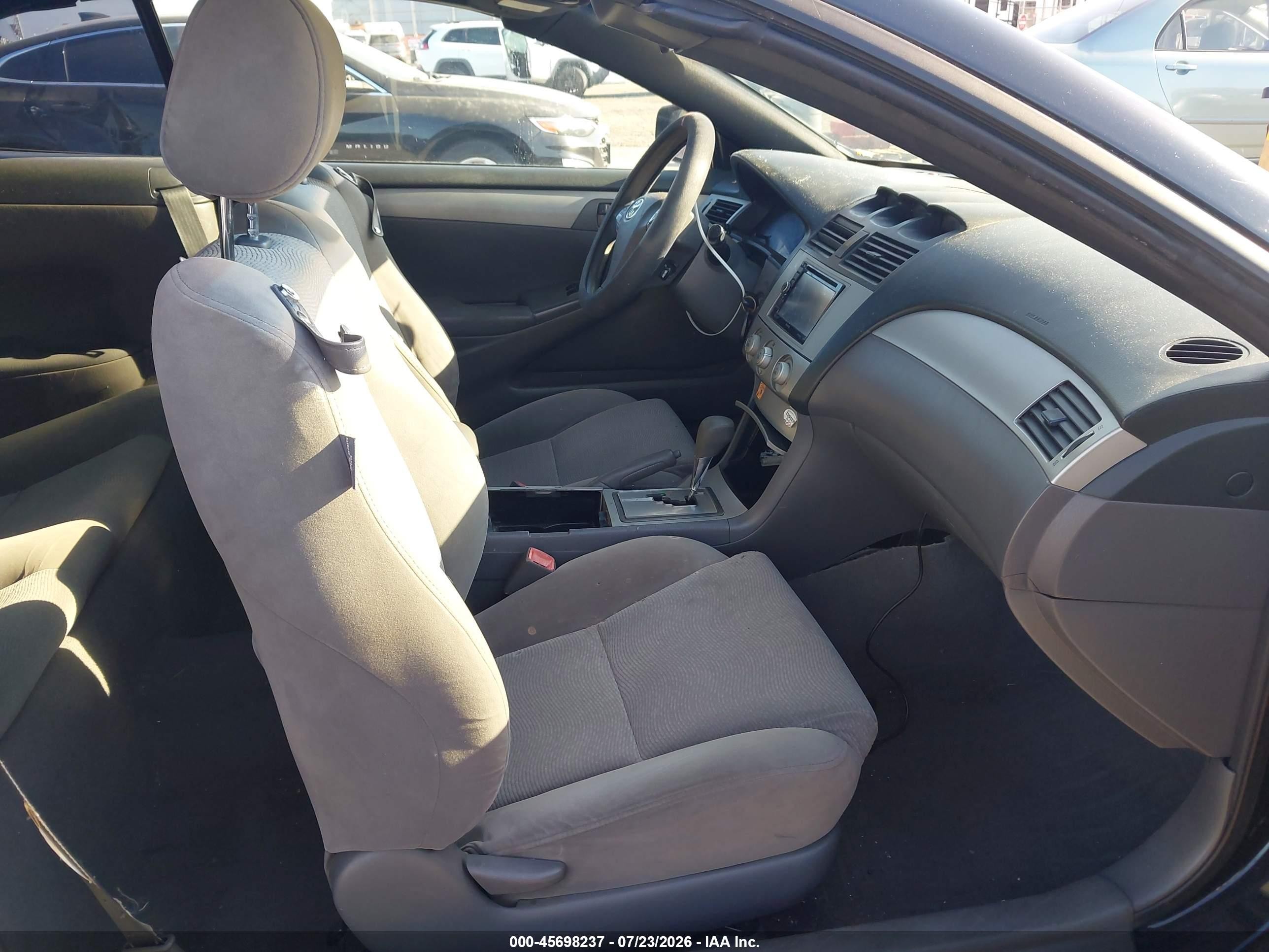 2007 Toyota Camry Solara Se Black vin: 4T1FA38P67U135315