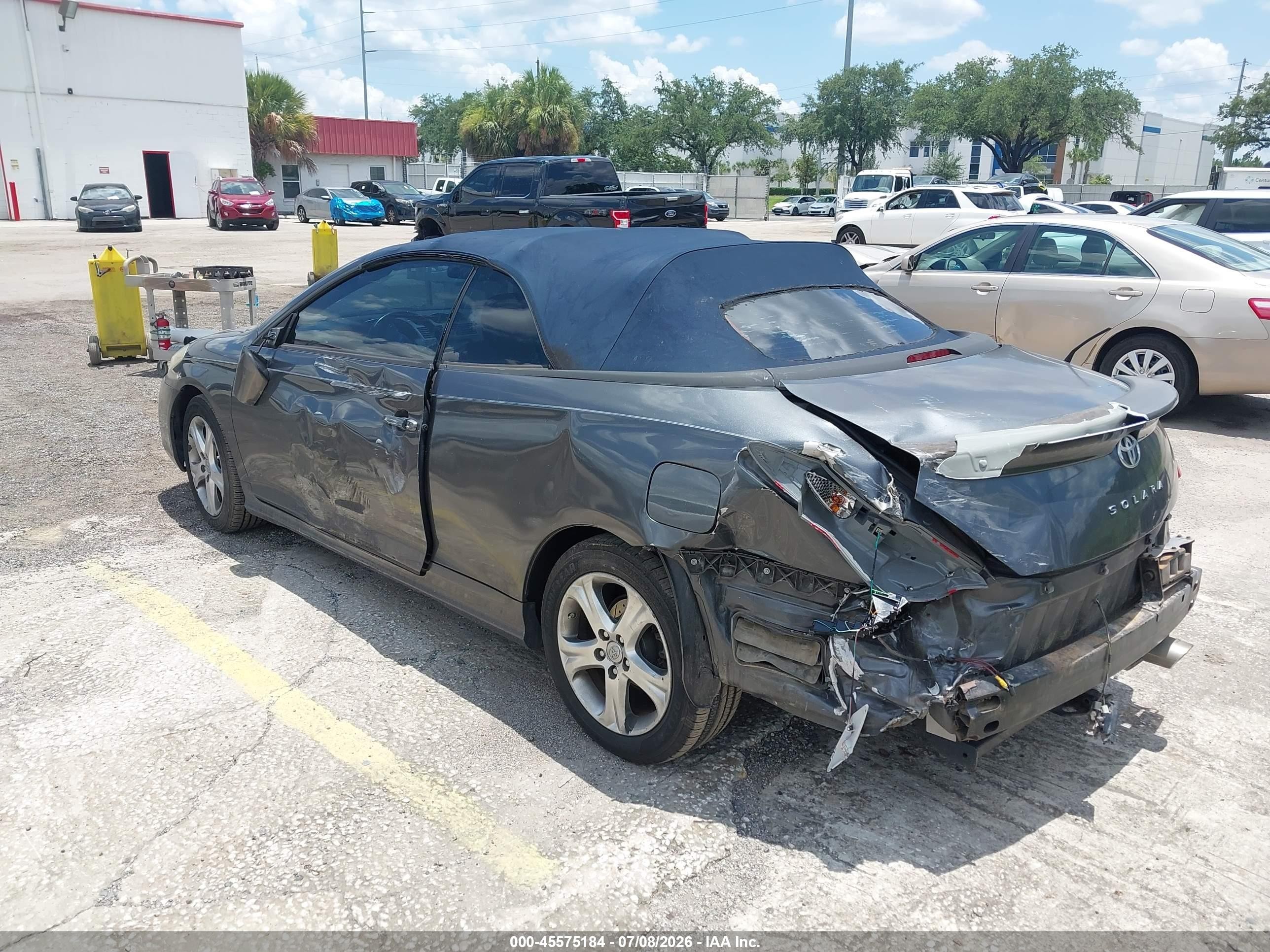 2008 Toyota Camry Solara Sport Серый vin: 4T1FA38P68U138278