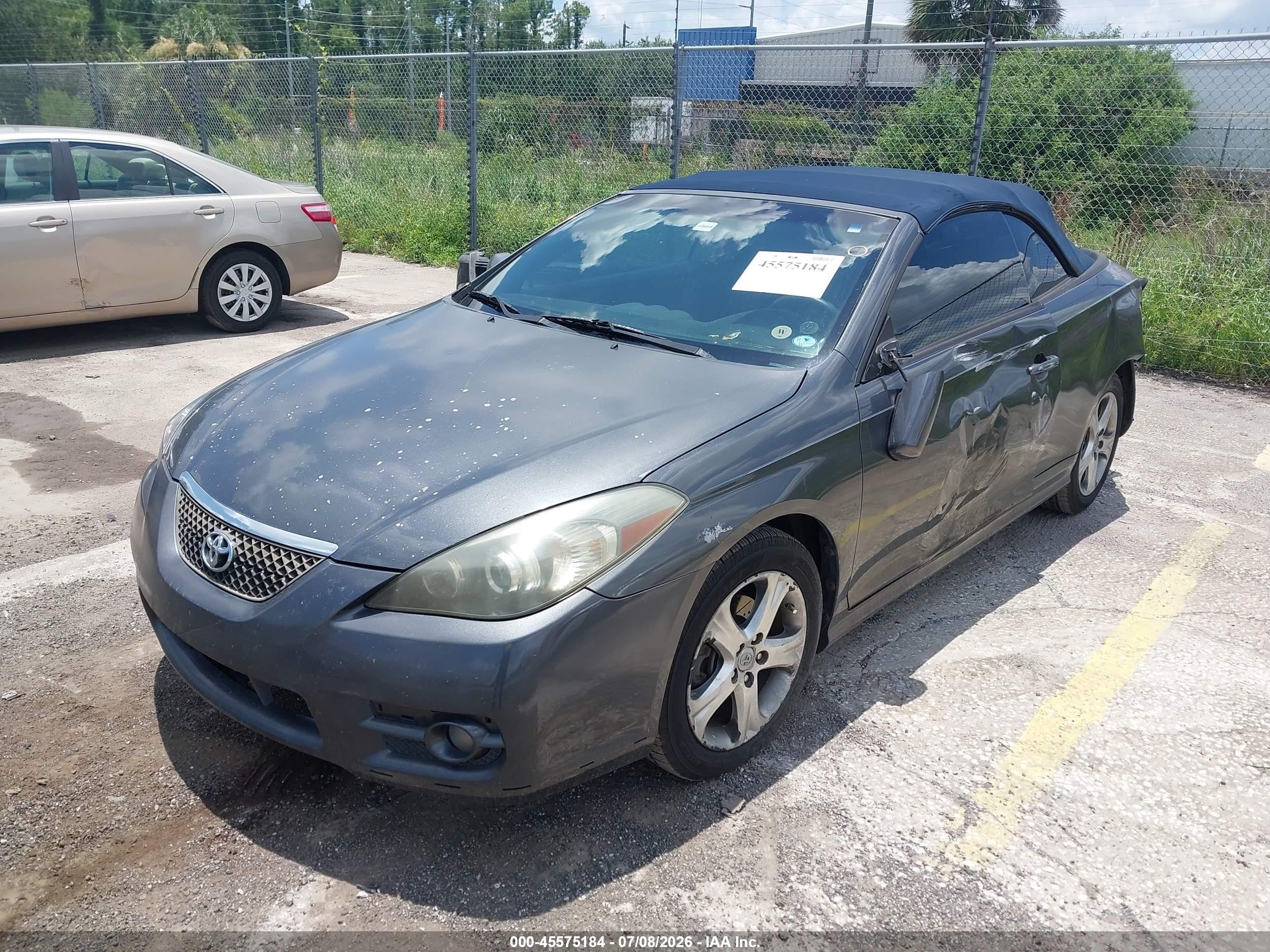 2008 Toyota Camry Solara Sport Серый vin: 4T1FA38P68U138278
