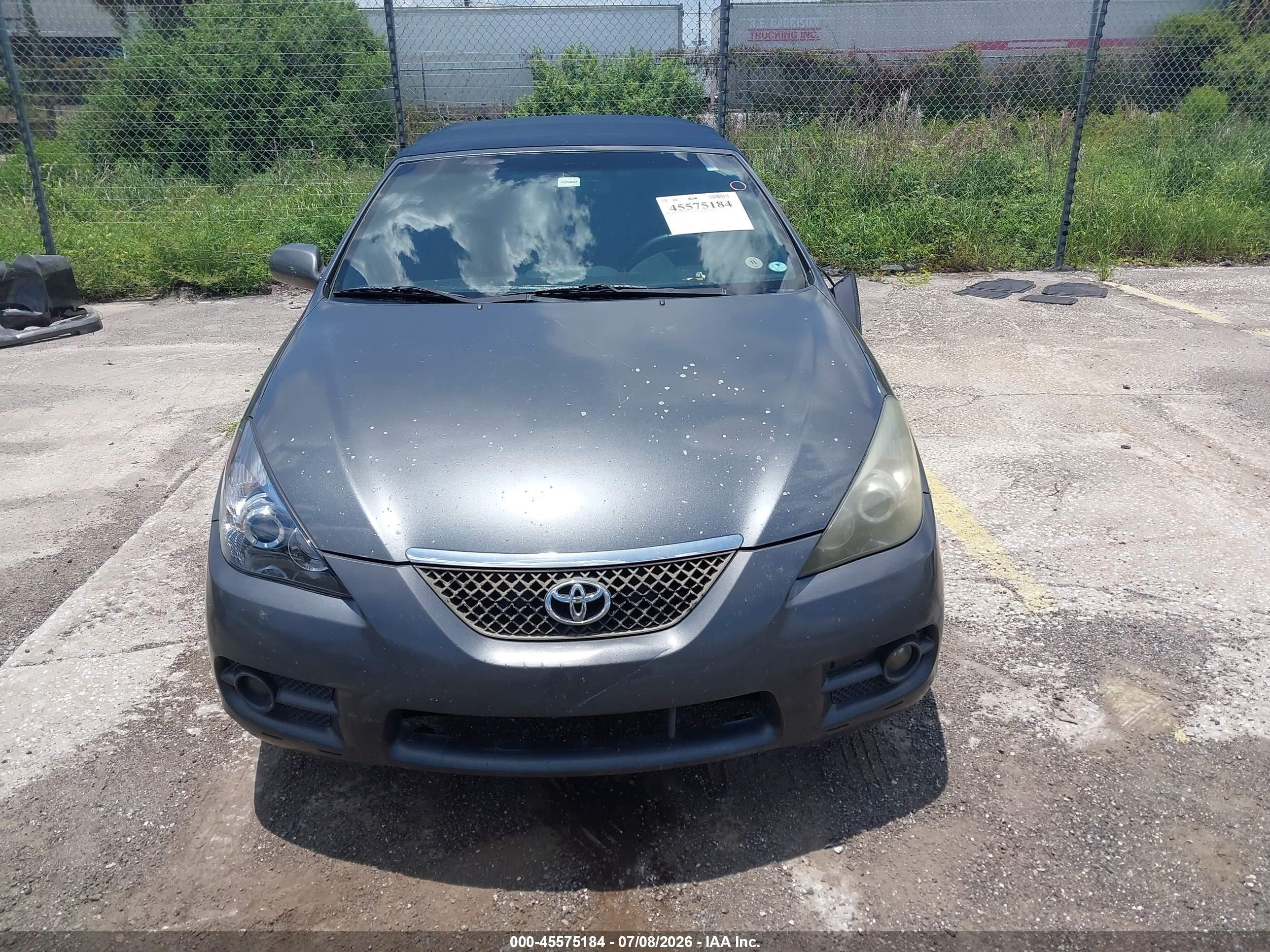 2008 Toyota Camry Solara Sport Серый vin: 4T1FA38P68U138278