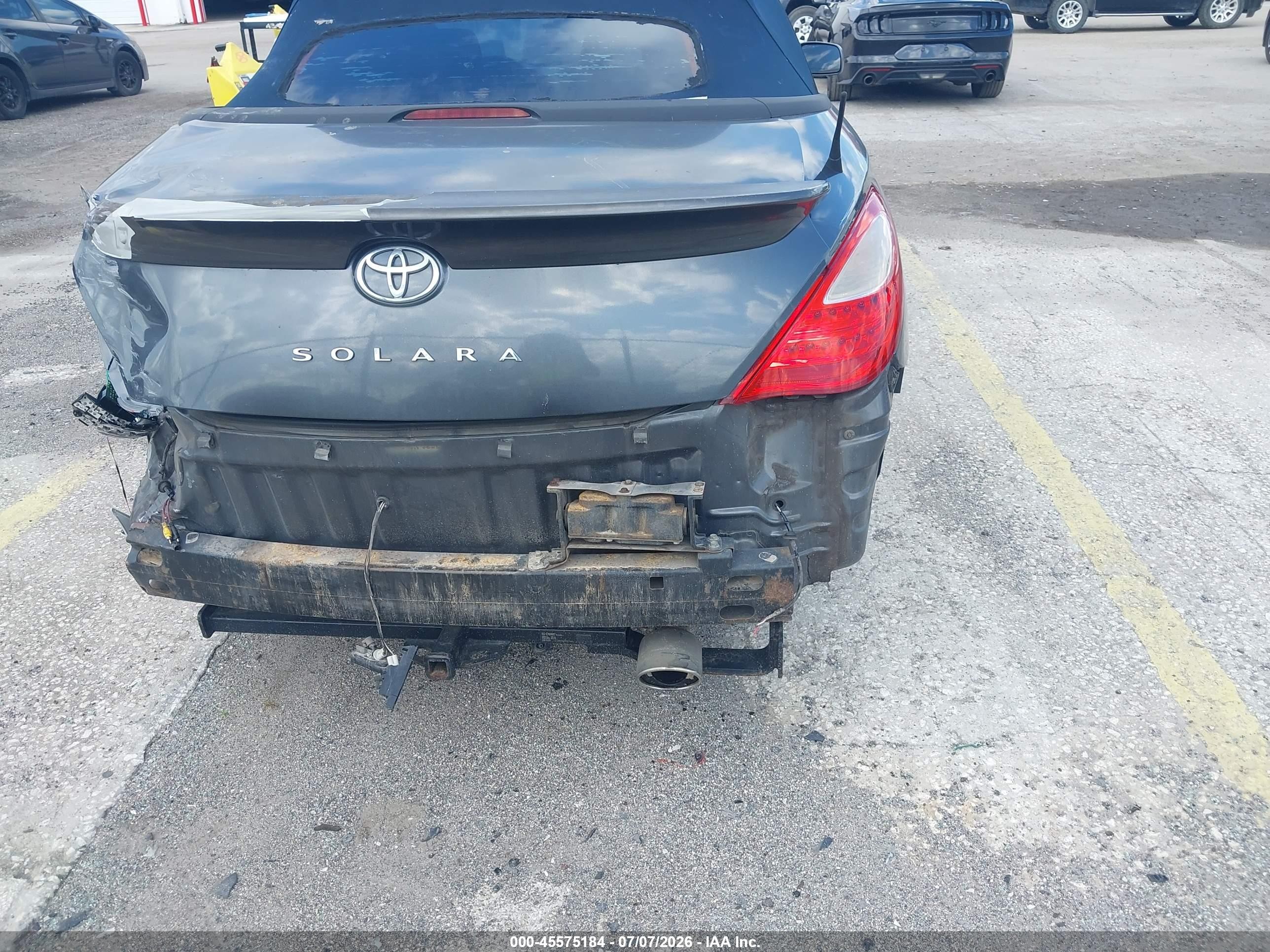 2008 Toyota Camry Solara Sport Серый vin: 4T1FA38P68U138278