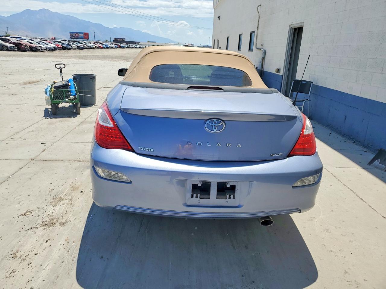 2008 Toyota Camry Solara Sle V6 Blue vin: 4T1FA38P68U149863