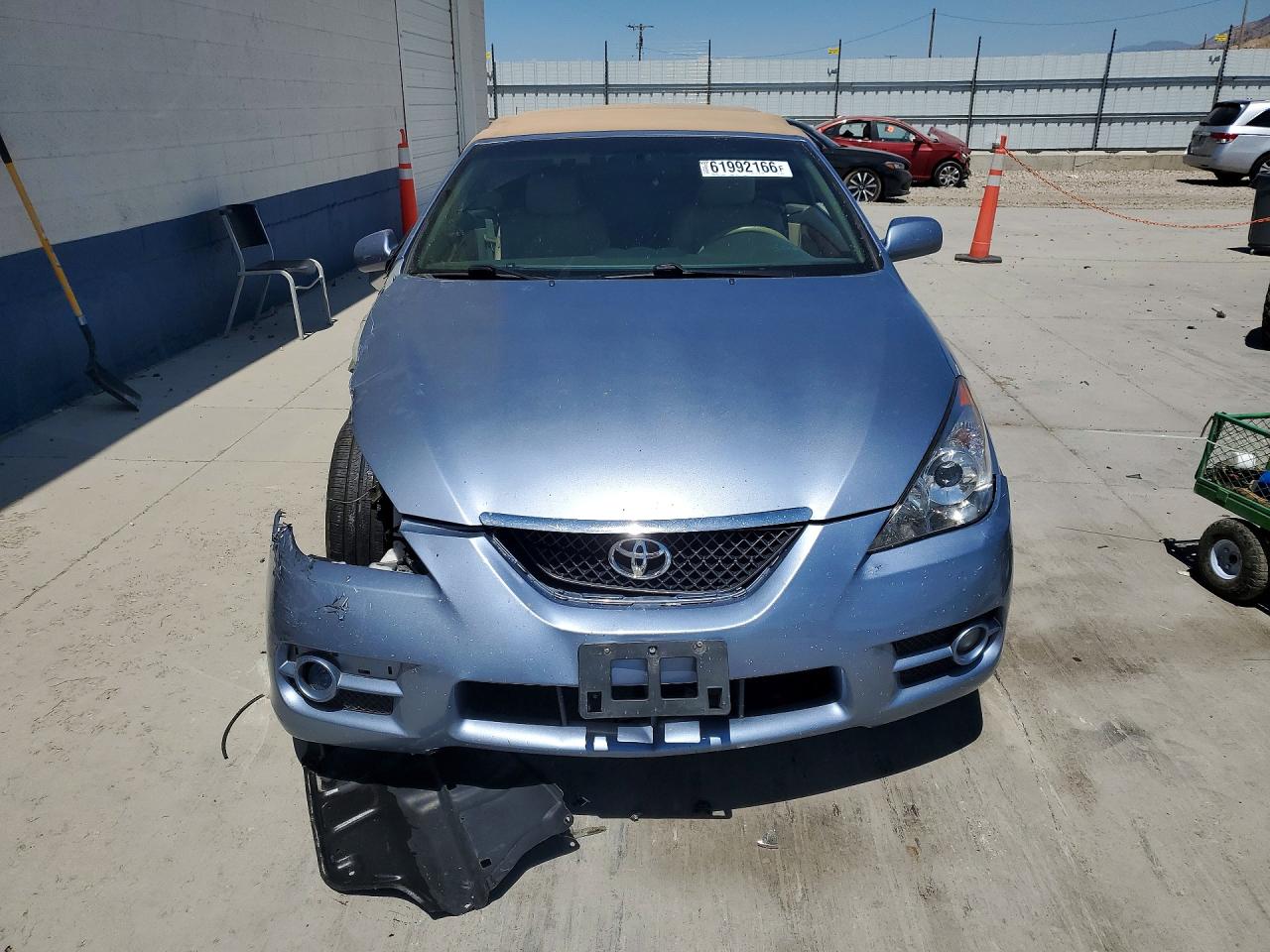 2008 Toyota Camry Solara Sle V6 Blue vin: 4T1FA38P68U149863