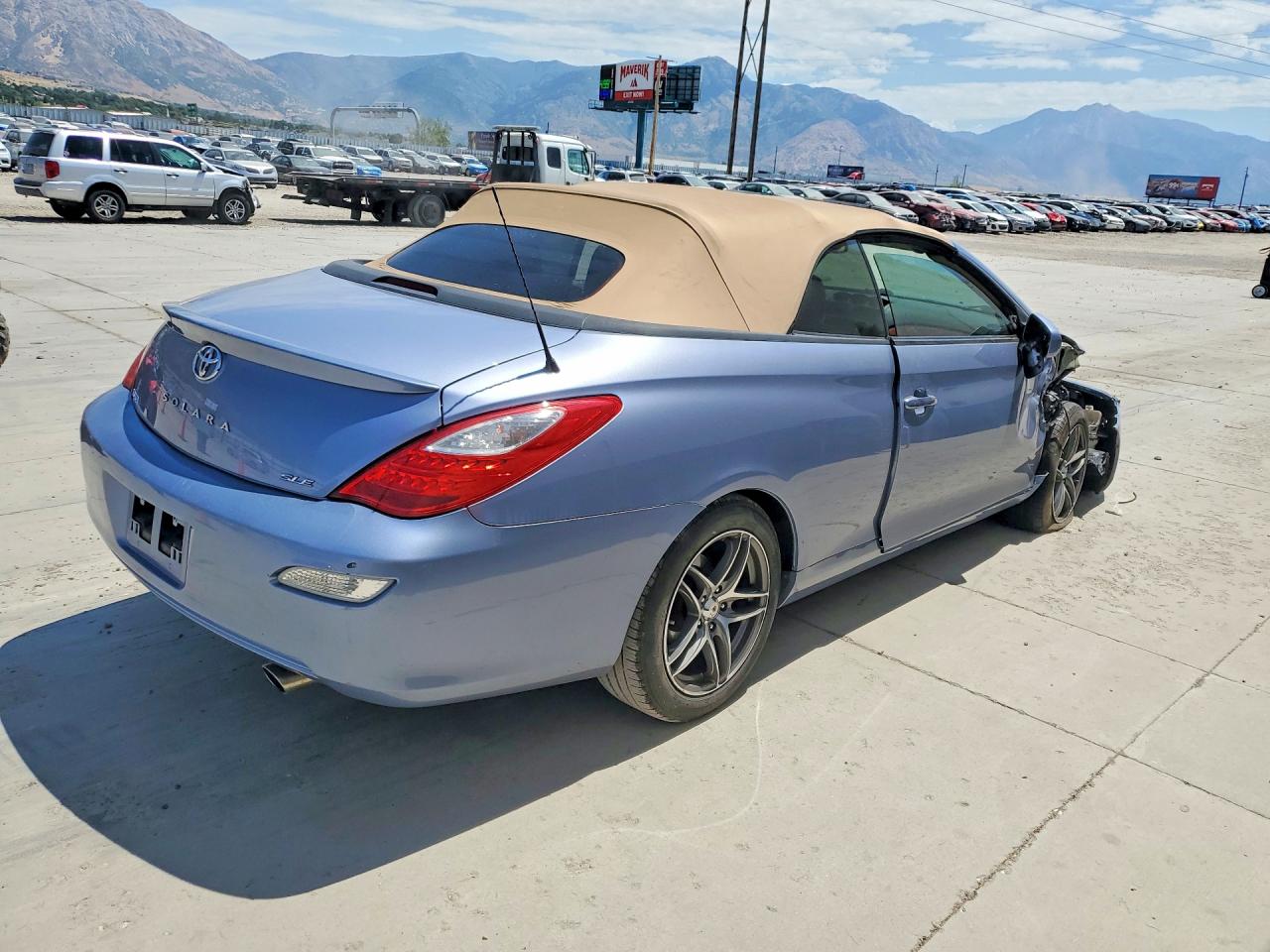2008 Toyota Camry Solara Sle V6 Blue vin: 4T1FA38P68U149863
