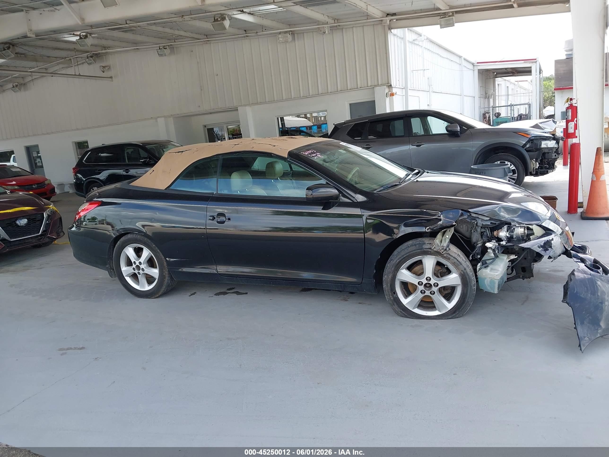 2008 Toyota Camry Solara Sle Black vin: 4T1FA38P68U150883