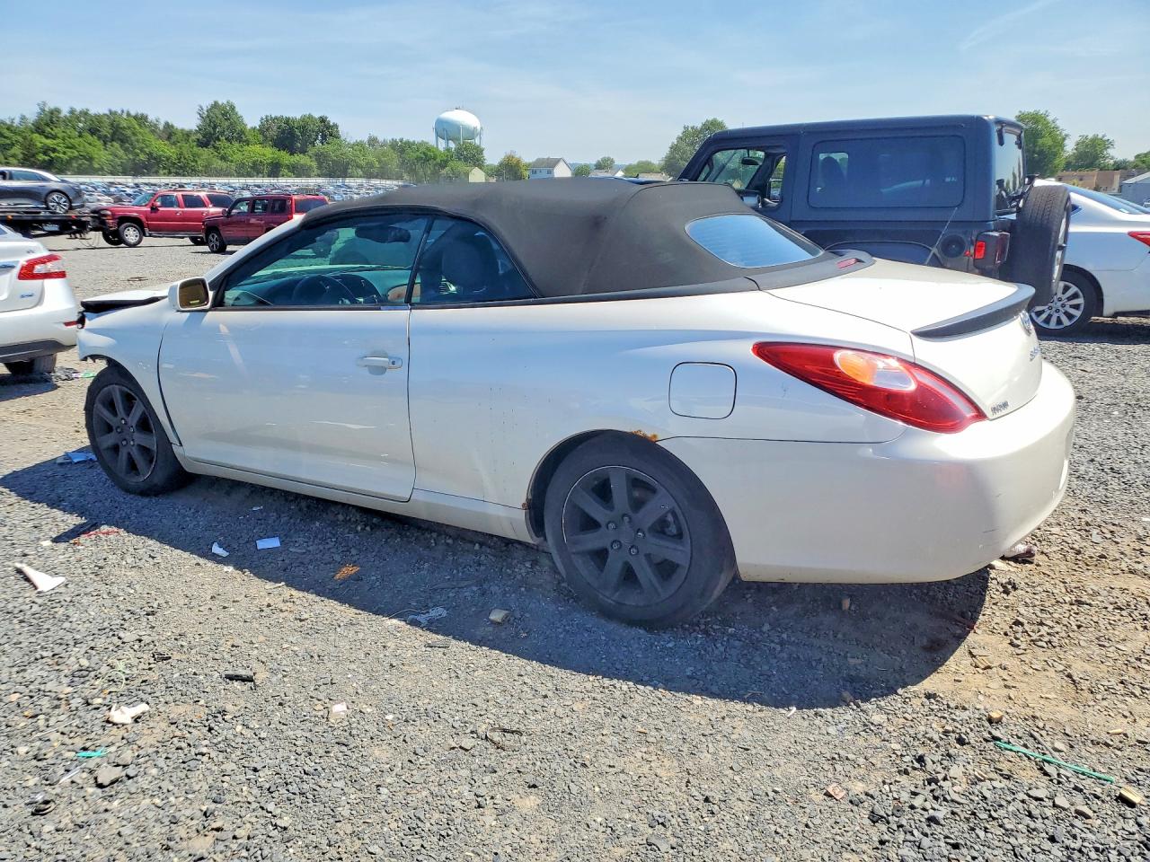 2006 Toyota Camry Solara Sle V6 White vin: 4T1FA38P76U068237