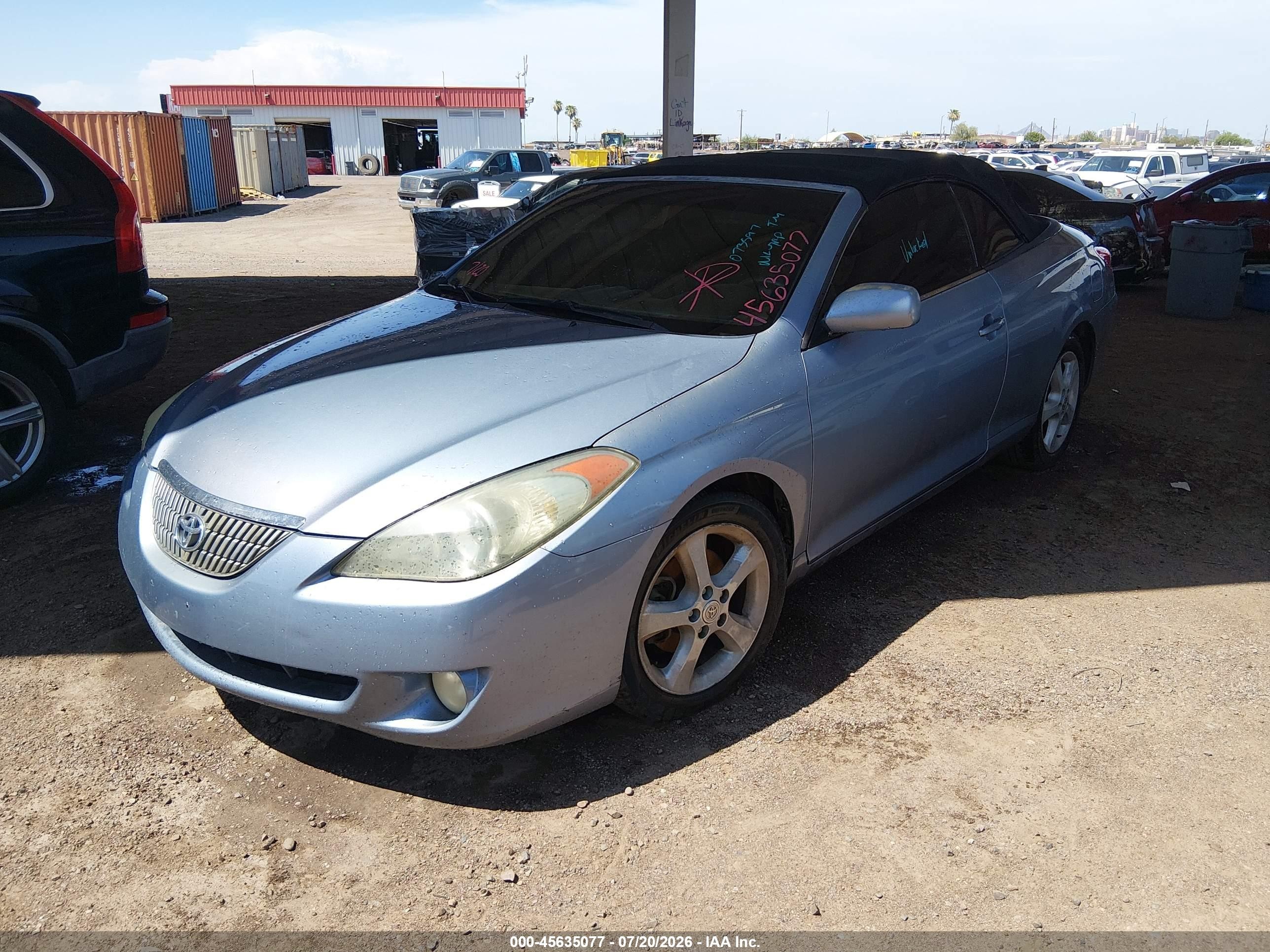 2006 Toyota Camry Solara Se Blue vin: 4T1FA38P76U073597