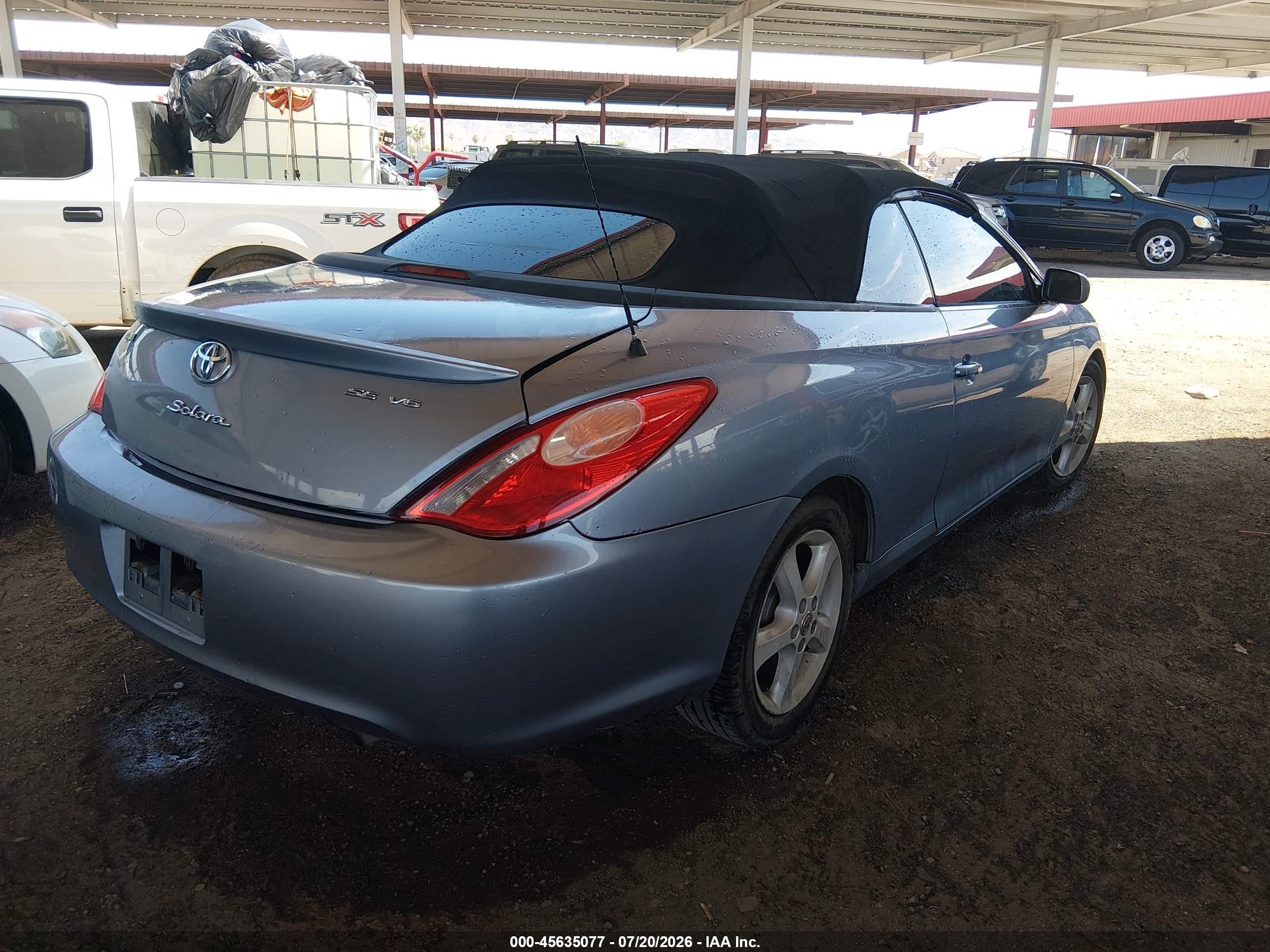 2006 Toyota Camry Solara Se Blue vin: 4T1FA38P76U073597