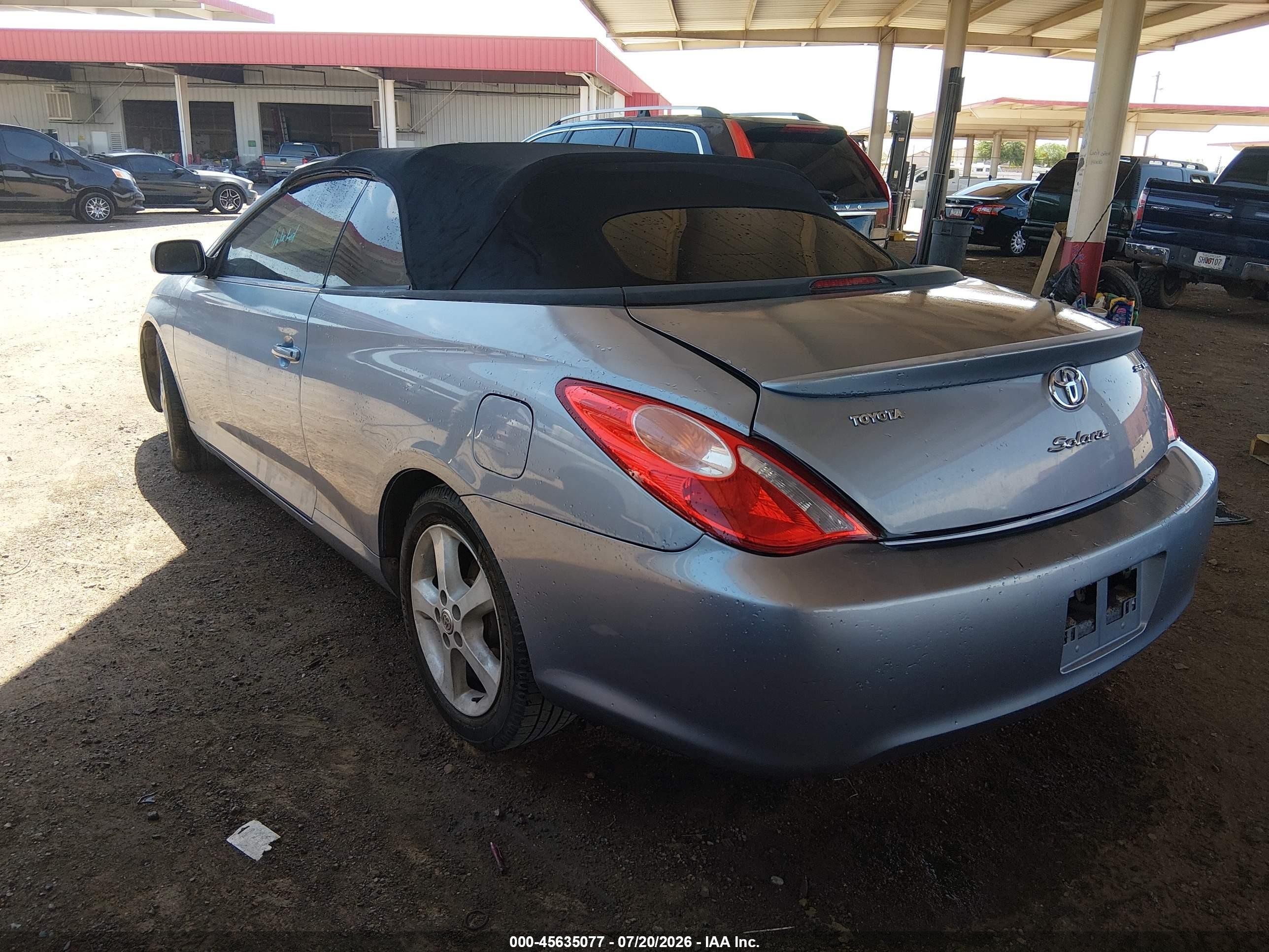 2006 Toyota Camry Solara Se Blue vin: 4T1FA38P76U073597