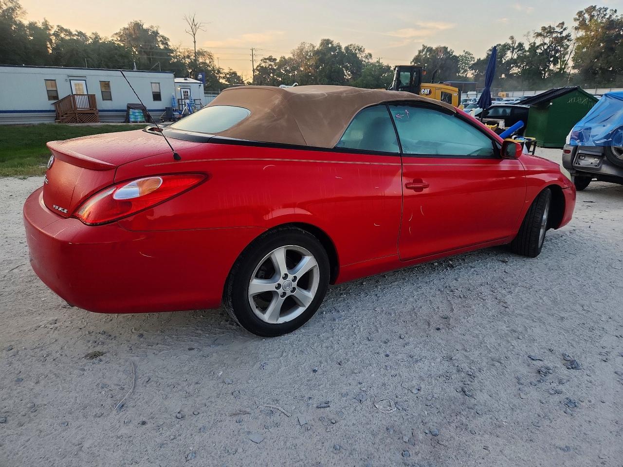 2006 Toyota Camry Solara Sle V6 Red vin: 4T1FA38P76U078783