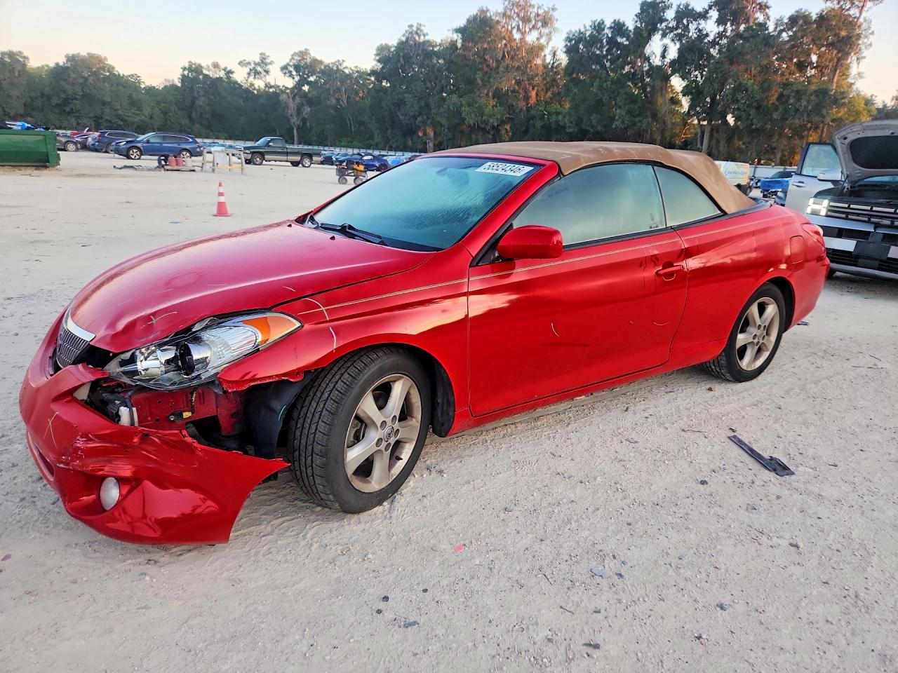 2006 Toyota Camry Solara Sle V6 Красный vin: 4T1FA38P76U078783