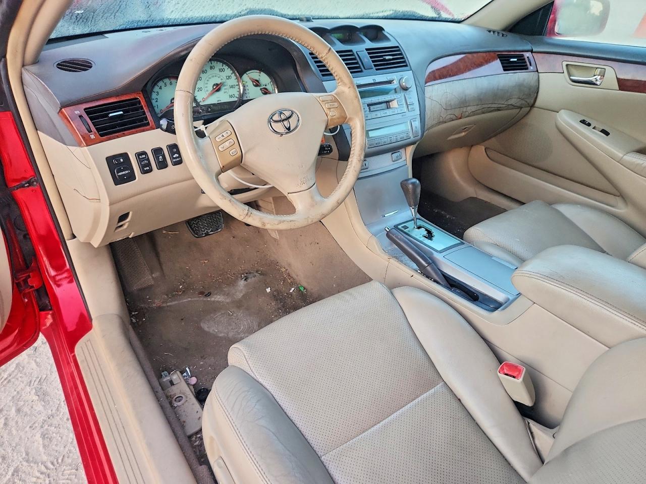 2006 Toyota Camry Solara Sle V6 Red vin: 4T1FA38P76U078783
