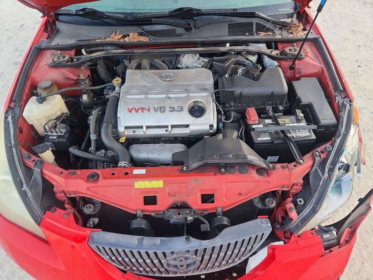 2006 Toyota Camry Solara Sle V6 Red vin: 4T1FA38P76U078783