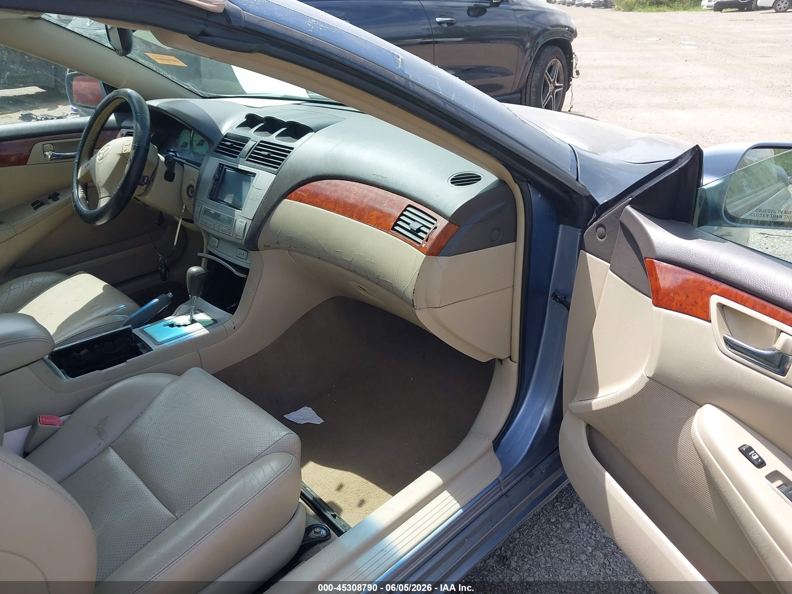2006 Toyota Camry Solara Sle Синий vin: 4T1FA38P76U079187