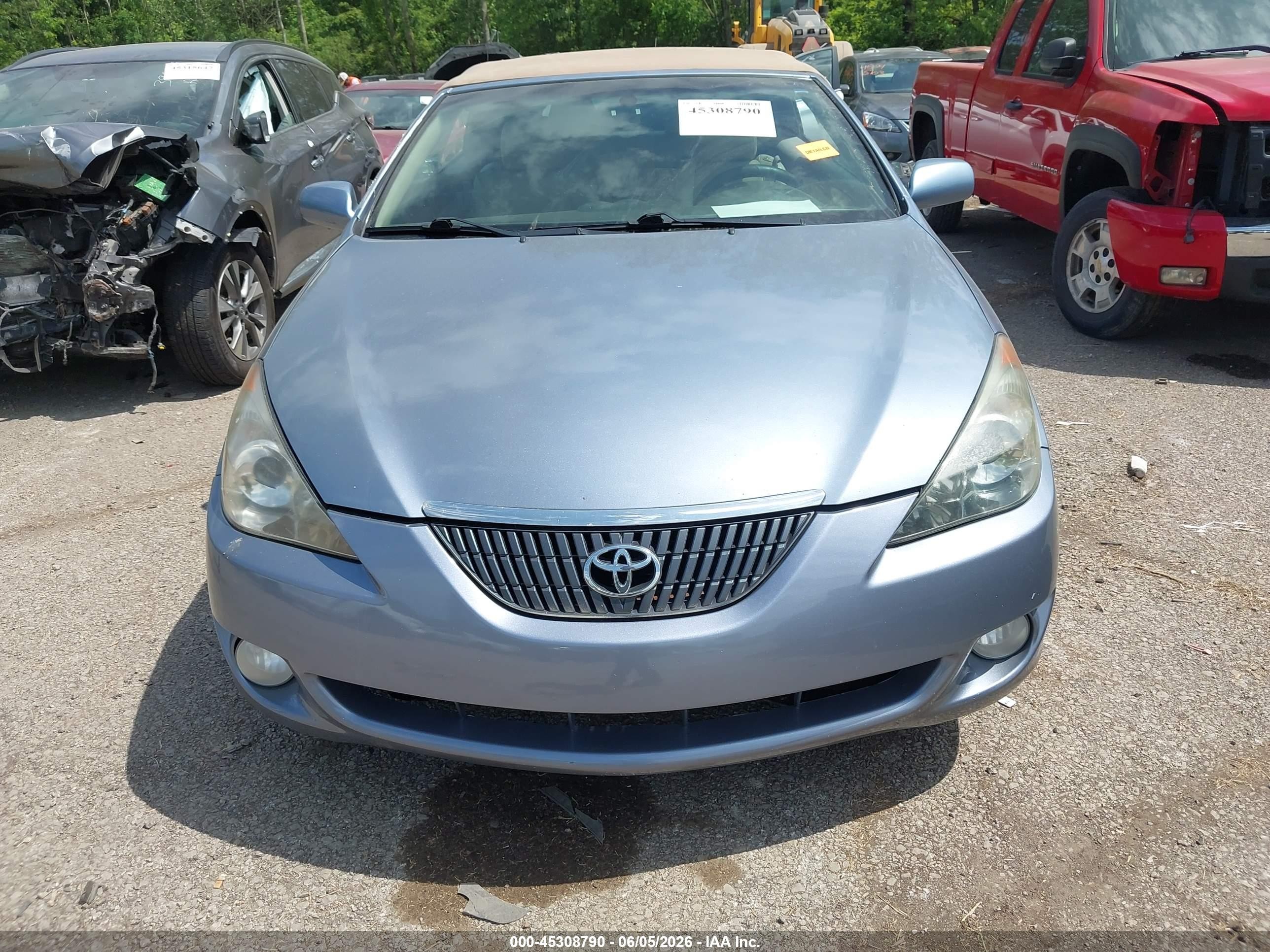2006 Toyota Camry Solara Sle Синий vin: 4T1FA38P76U079187