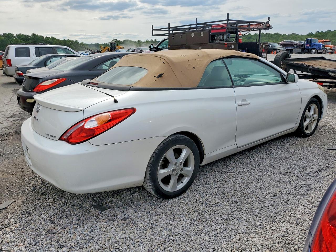 2006 Toyota Camry Solara Sle V6 White vin: 4T1FA38P76U101267