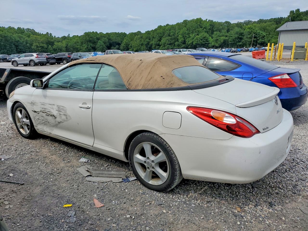 2006 Toyota Camry Solara Sle V6 White vin: 4T1FA38P76U101267
