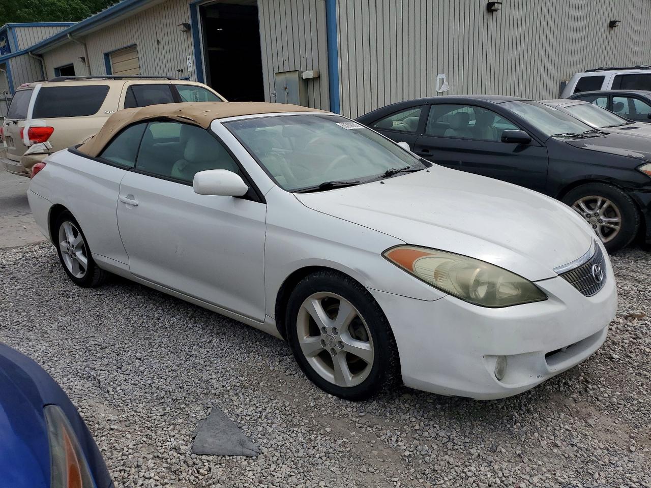 2006 Toyota Camry Solara Sle V6 White vin: 4T1FA38P76U101267