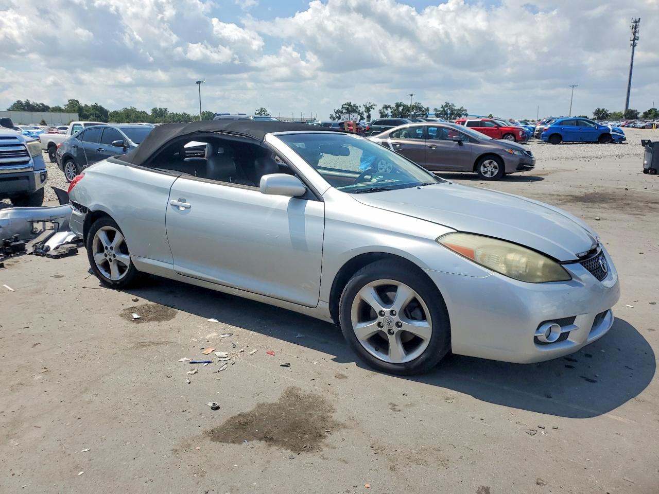 2007 Toyota Camry Solara Sle V6 Silver vin: 4T1FA38P77U120564