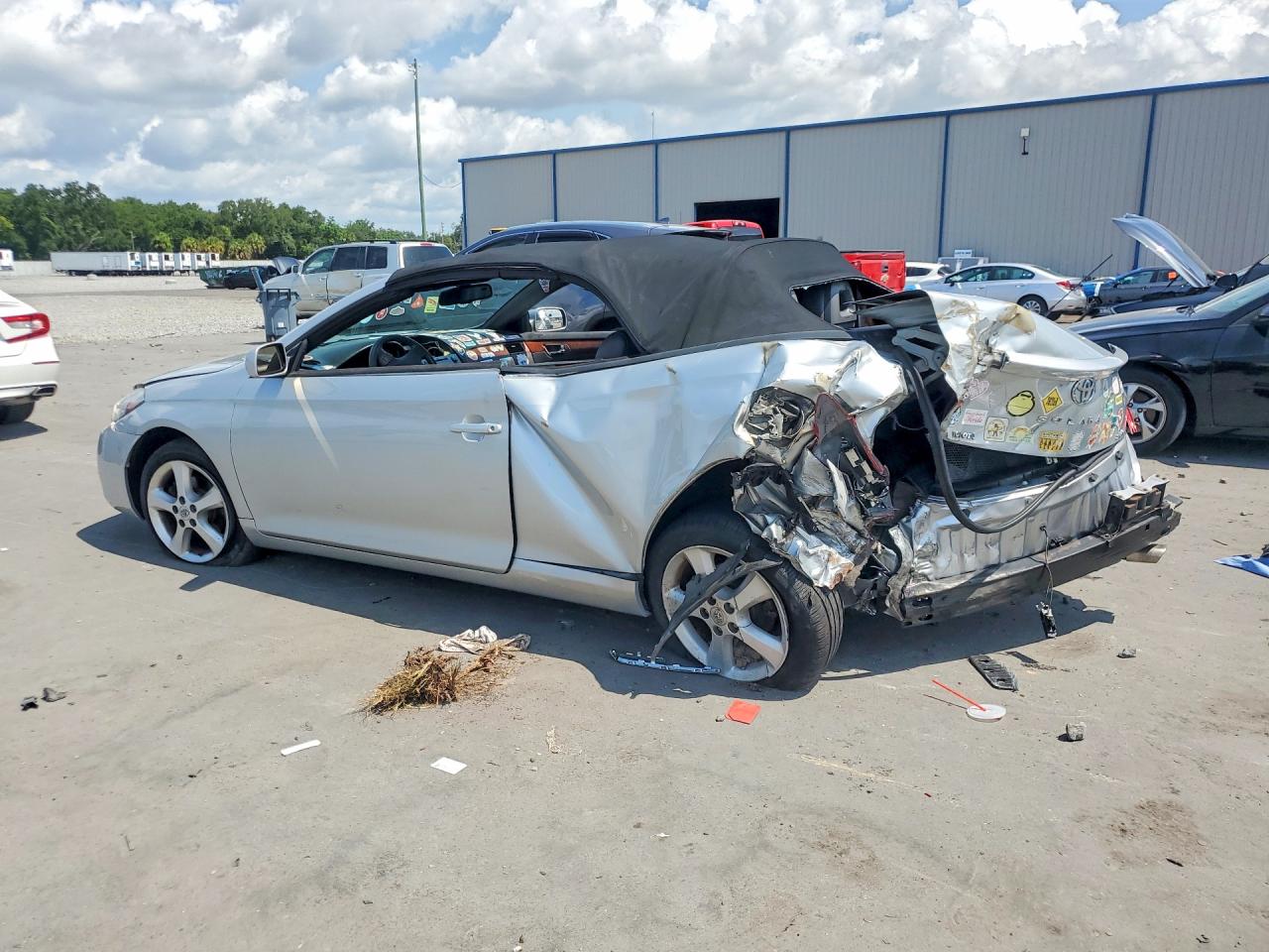 2007 Toyota Camry Solara Sle V6 Silver vin: 4T1FA38P77U120564