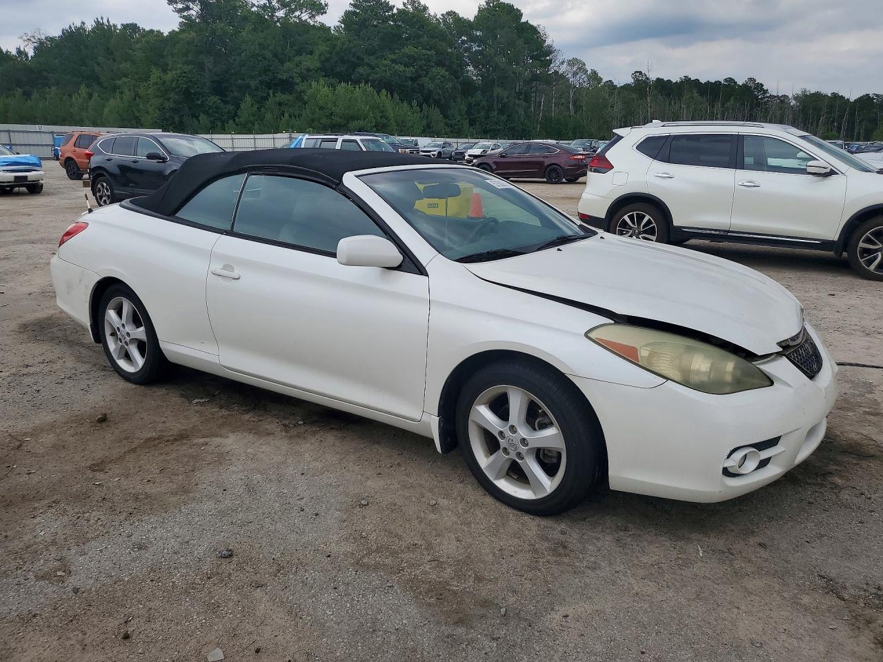 2007 Toyota Camry Solara Sle V6 White vin: 4T1FA38P77U123514