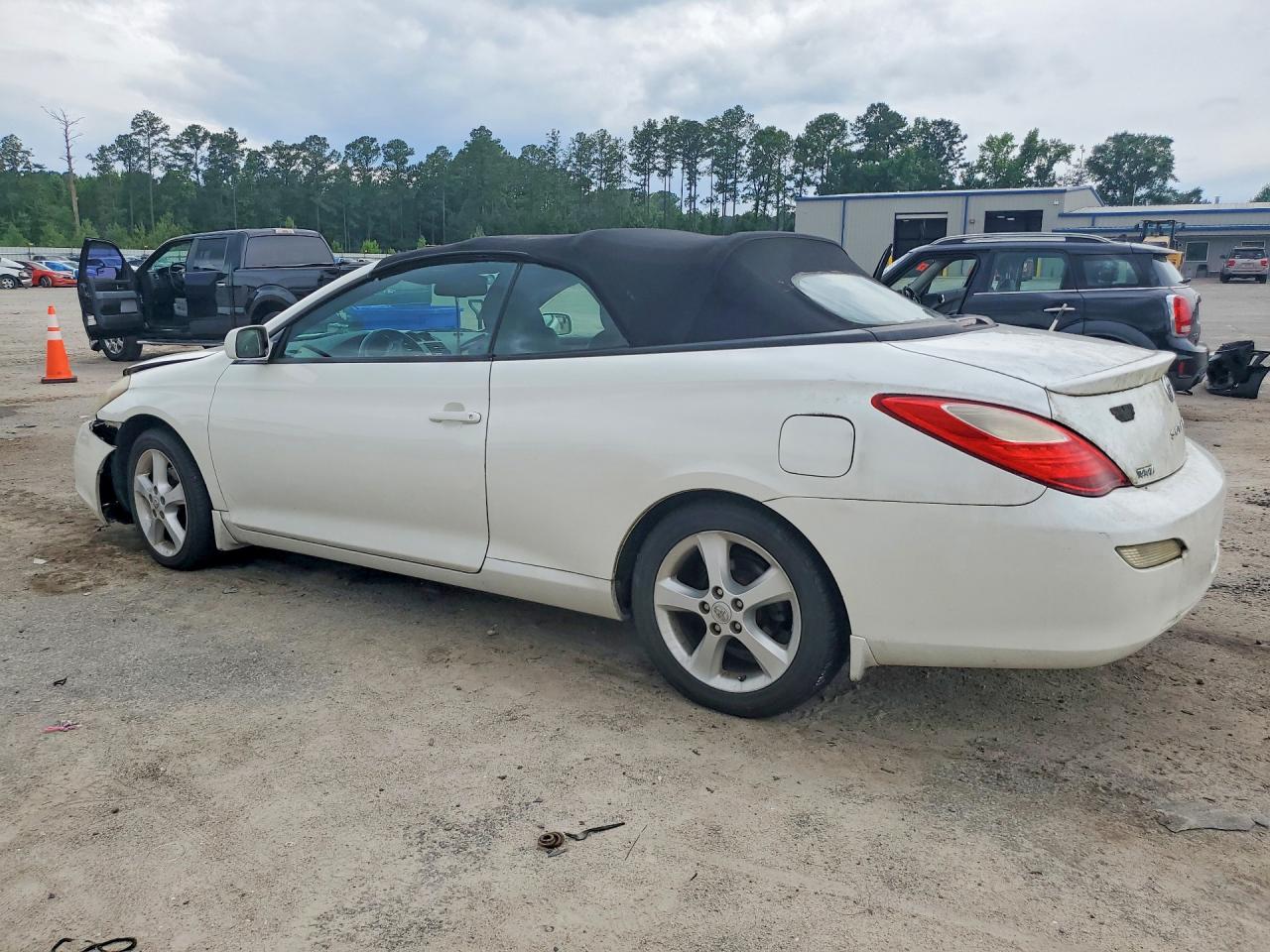 2007 Toyota Camry Solara Sle V6 White vin: 4T1FA38P77U123514