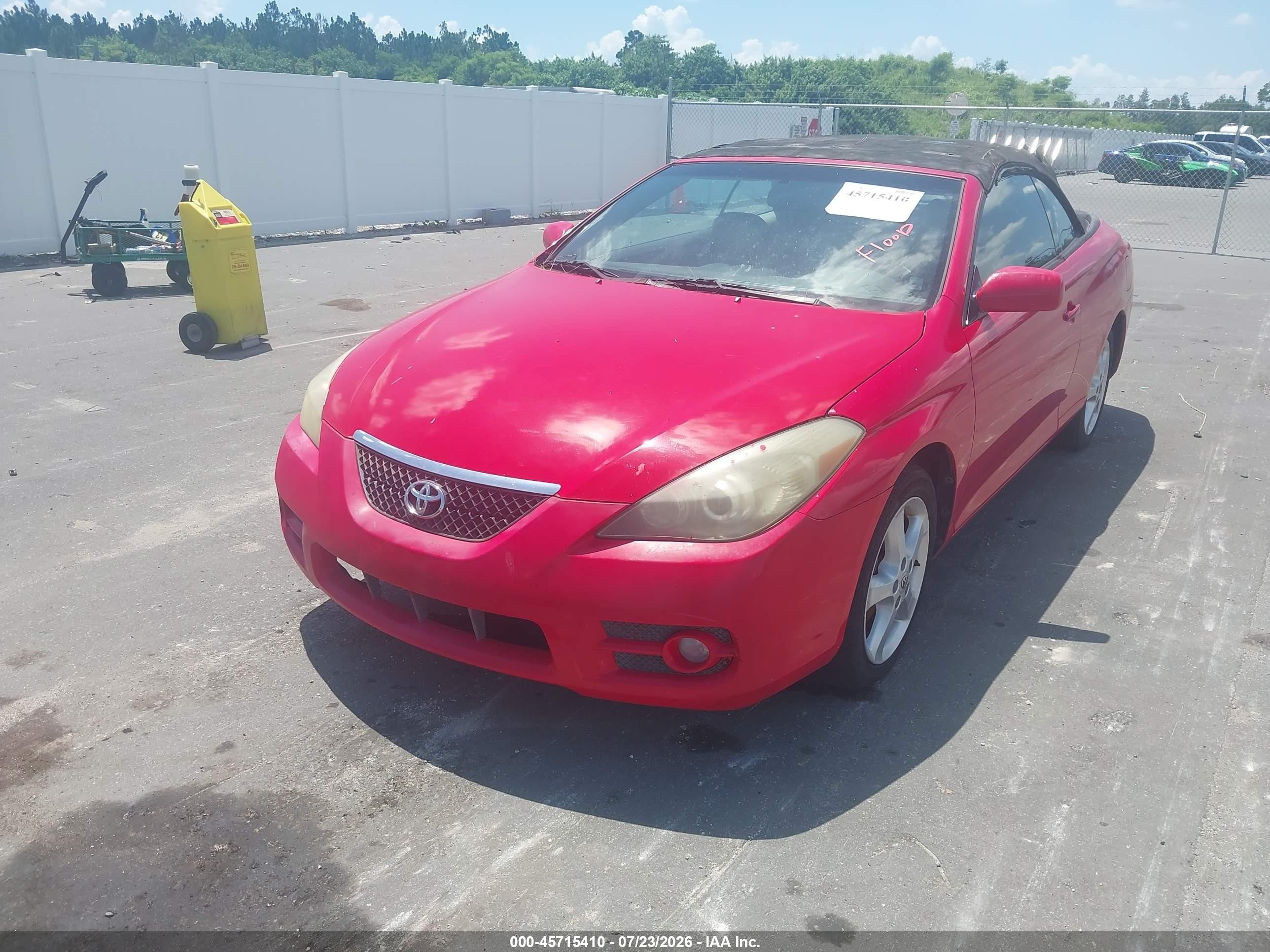 2008 Toyota Camry Solara Sle Красный vin: 4T1FA38P78U137446
