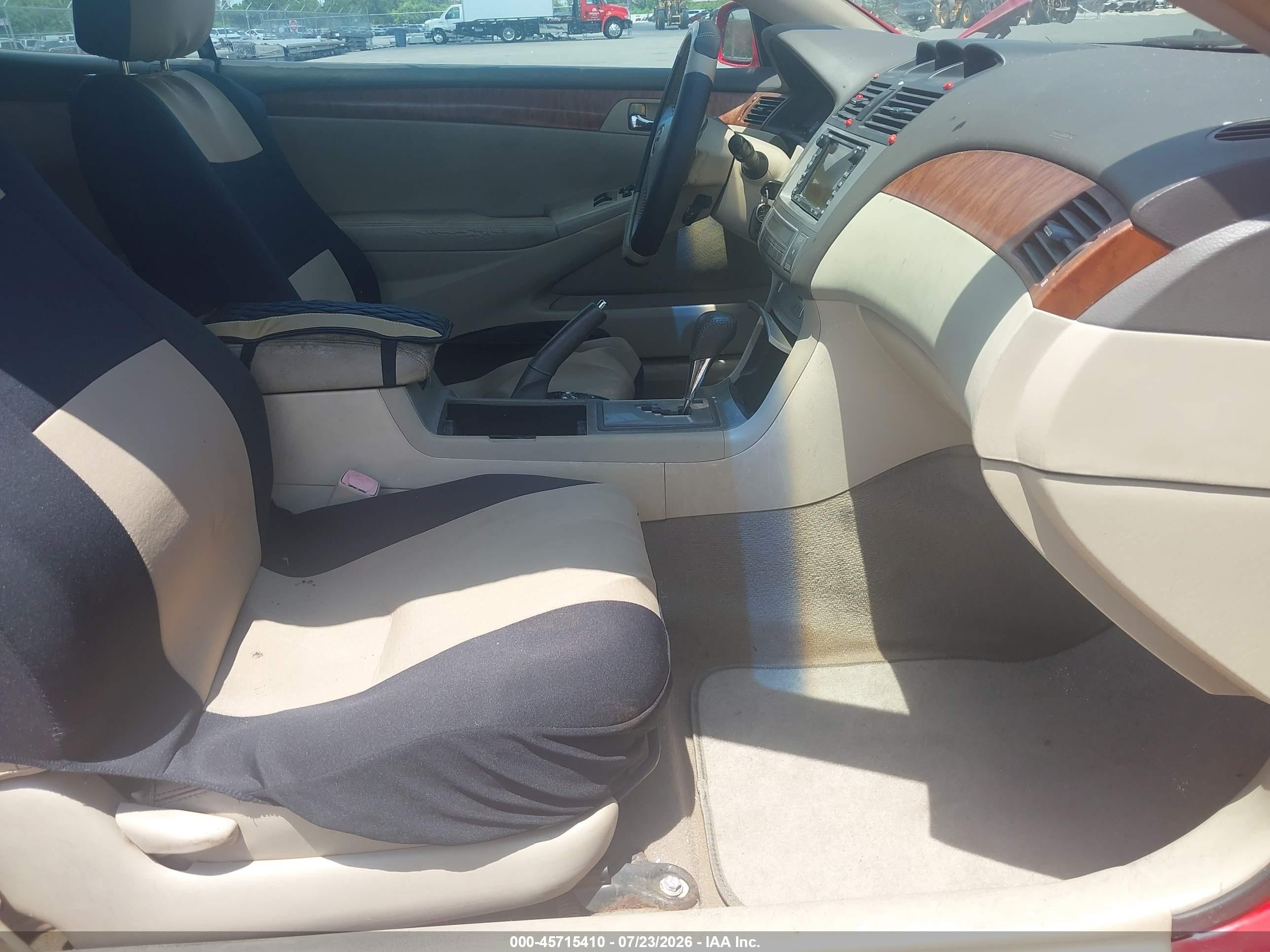2008 Toyota Camry Solara Sle Красный vin: 4T1FA38P78U137446