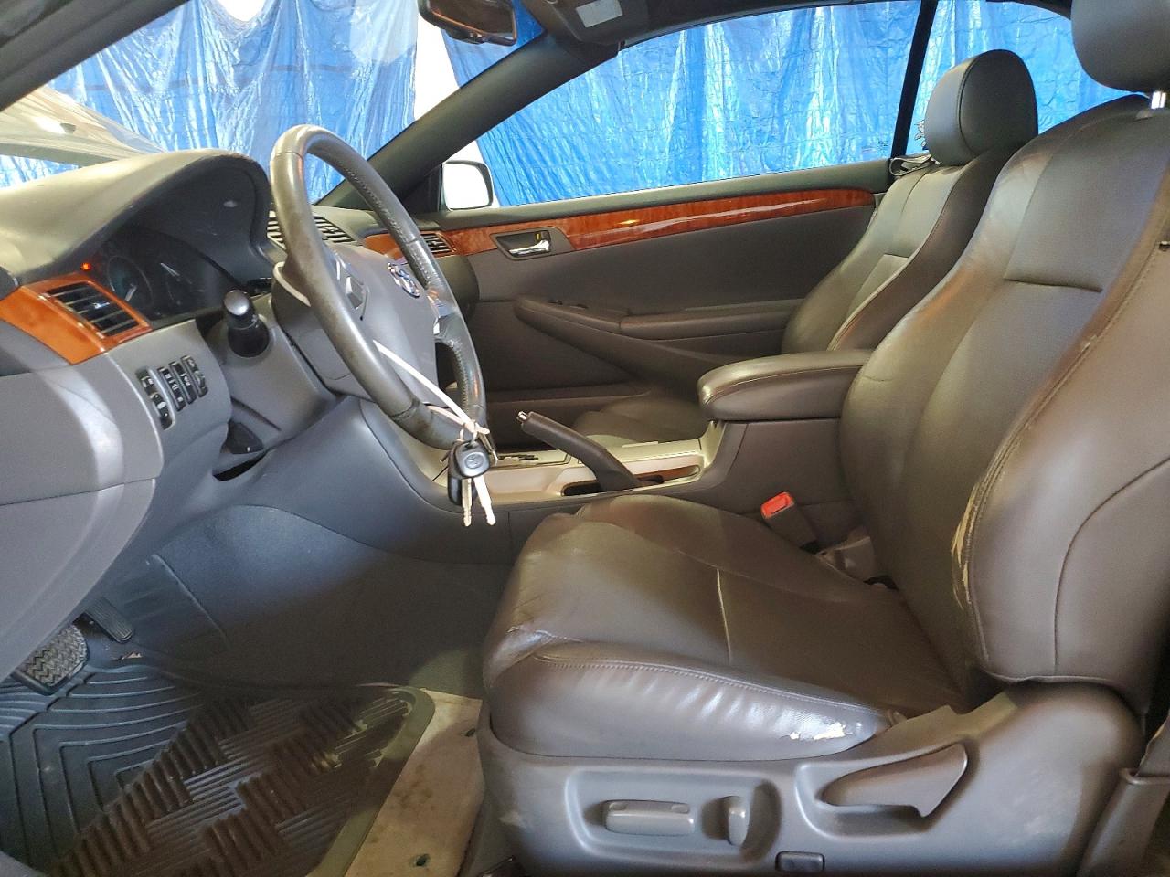 2008 Toyota Camry Solara Sle V6 Blue vin: 4T1FA38P78U140914