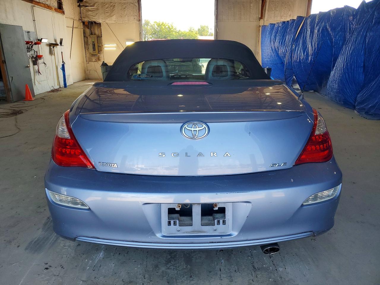 2008 Toyota Camry Solara Sle V6 Blue vin: 4T1FA38P78U140914
