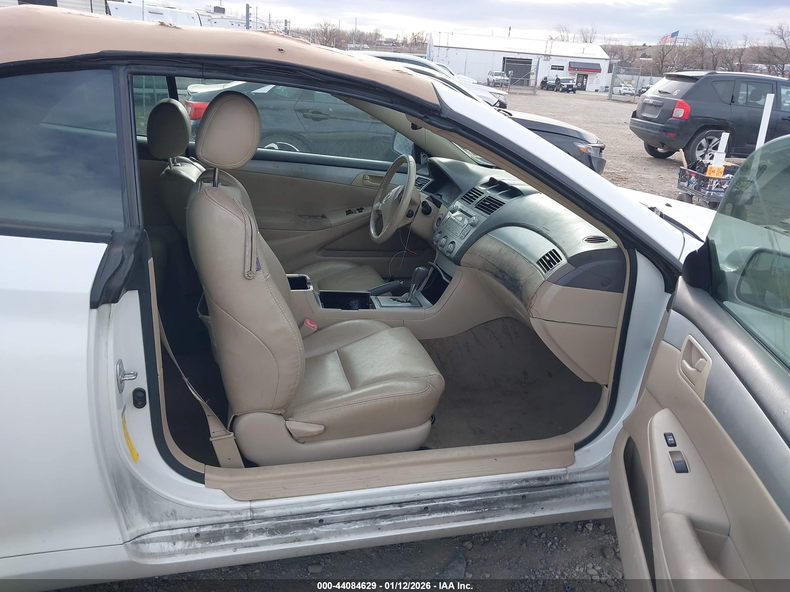 2008 Toyota Camry Solara Se White vin: 4T1FA38P78U150679