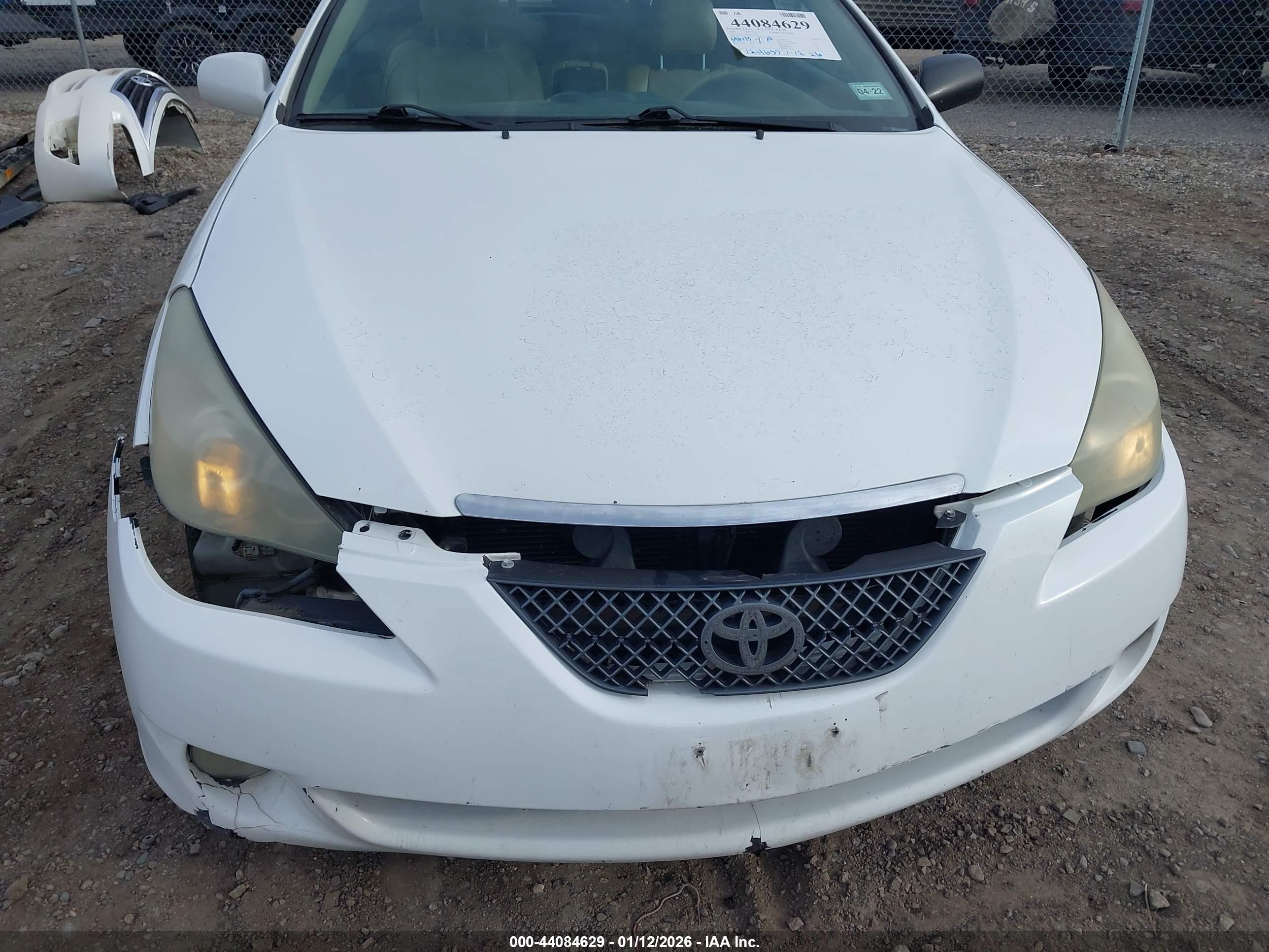 2008 Toyota Camry Solara Se White vin: 4T1FA38P78U150679
