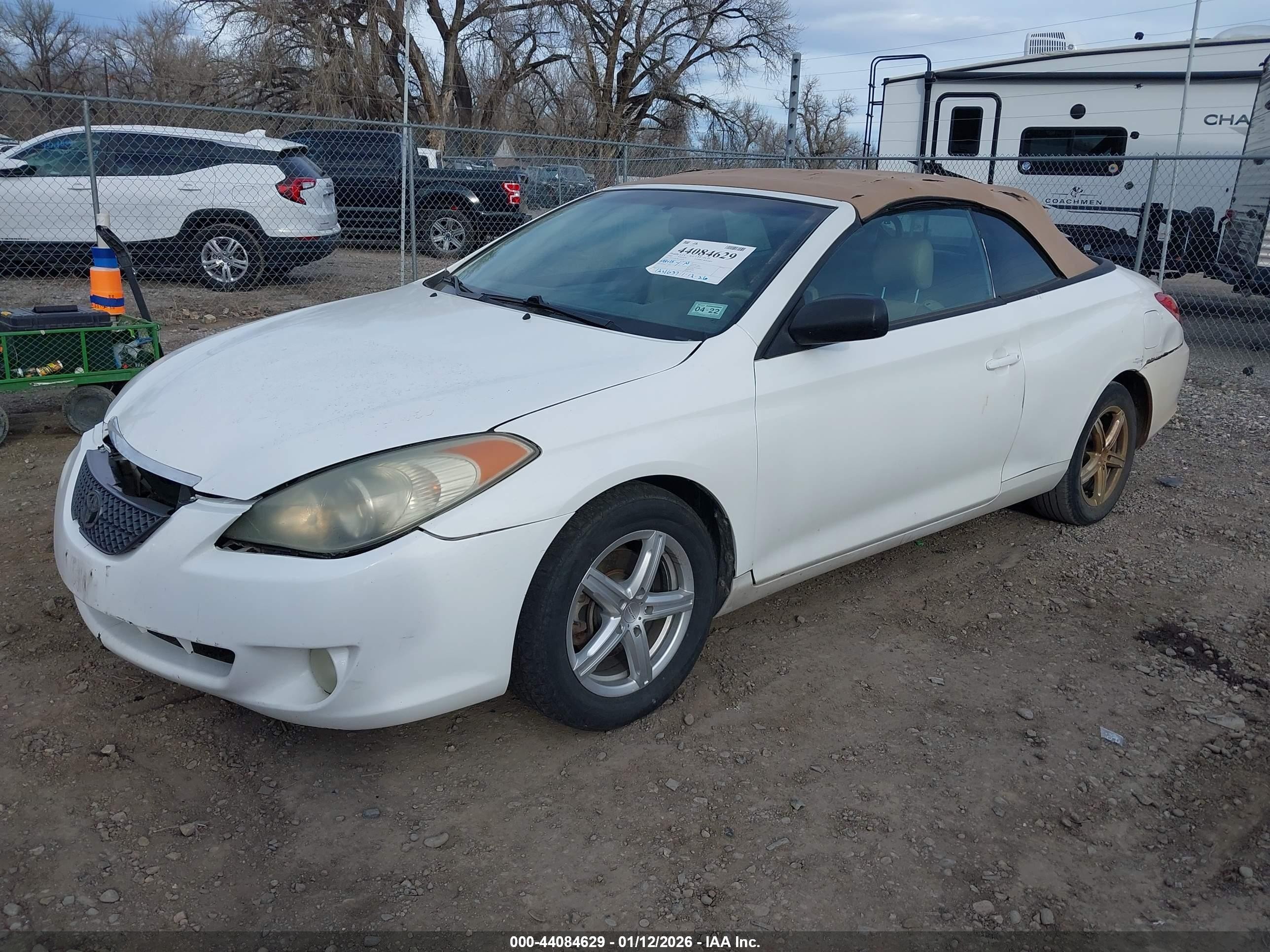 2008 Toyota Camry Solara Se White vin: 4T1FA38P78U150679