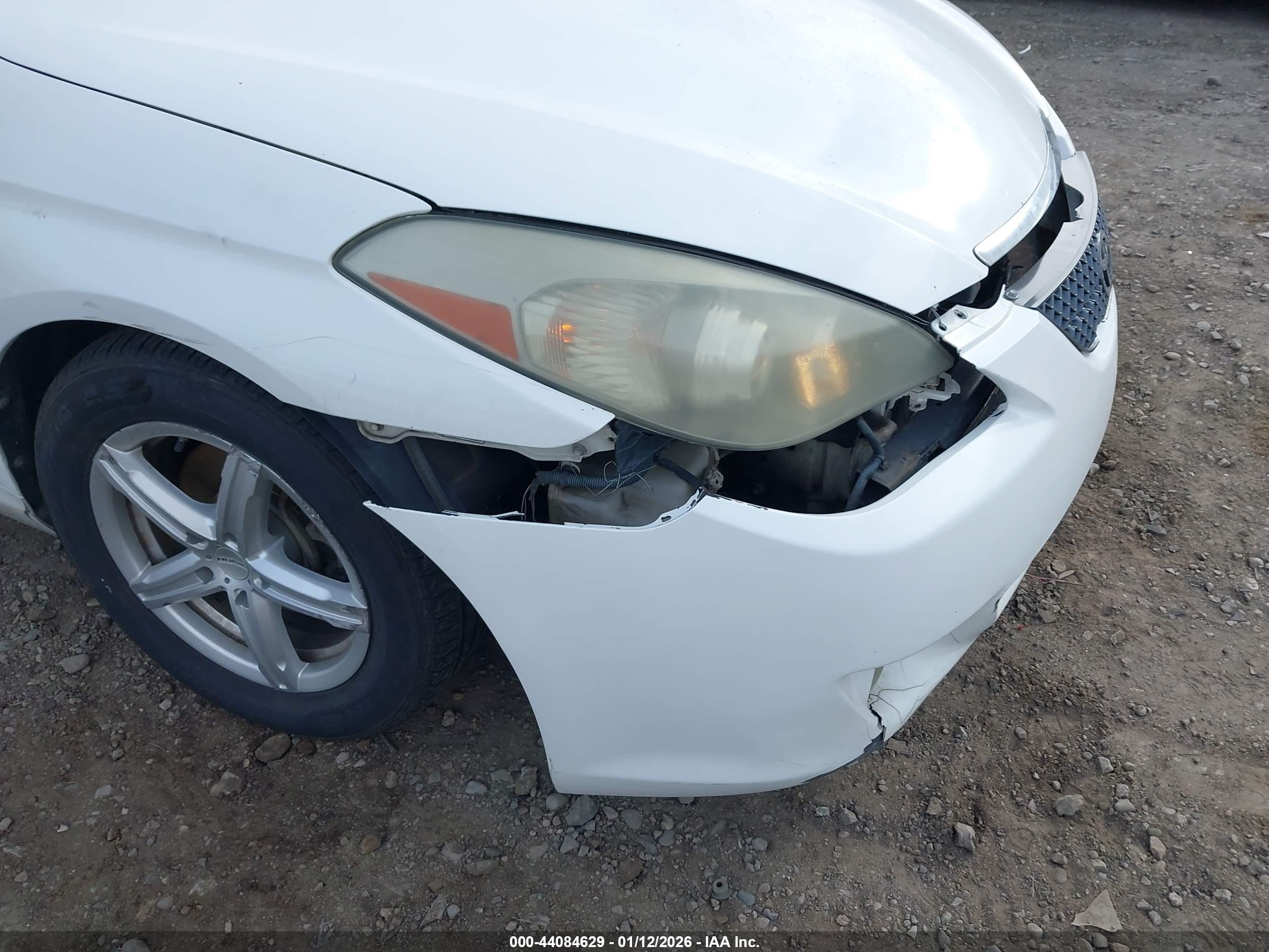 2008 Toyota Camry Solara Se White vin: 4T1FA38P78U150679
