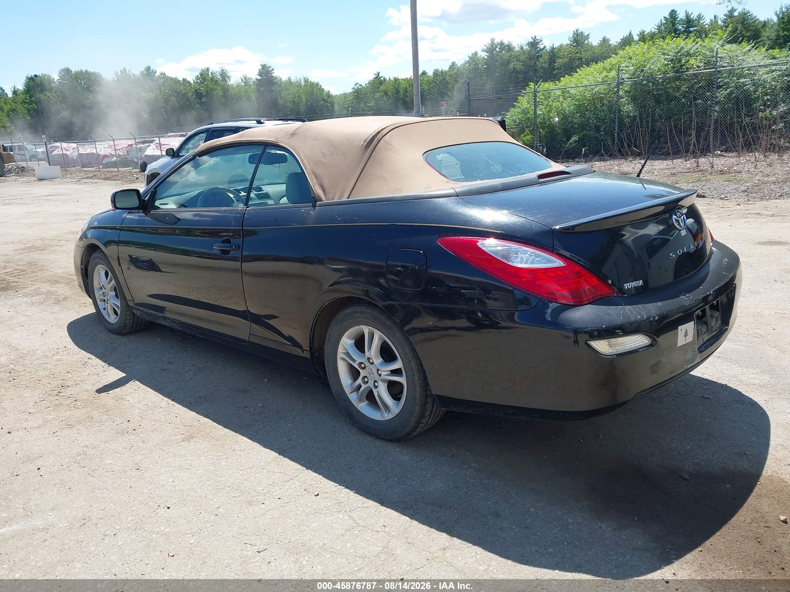 2008 Toyota Camry Solara Se Black vin: 4T1FA38P78U153825