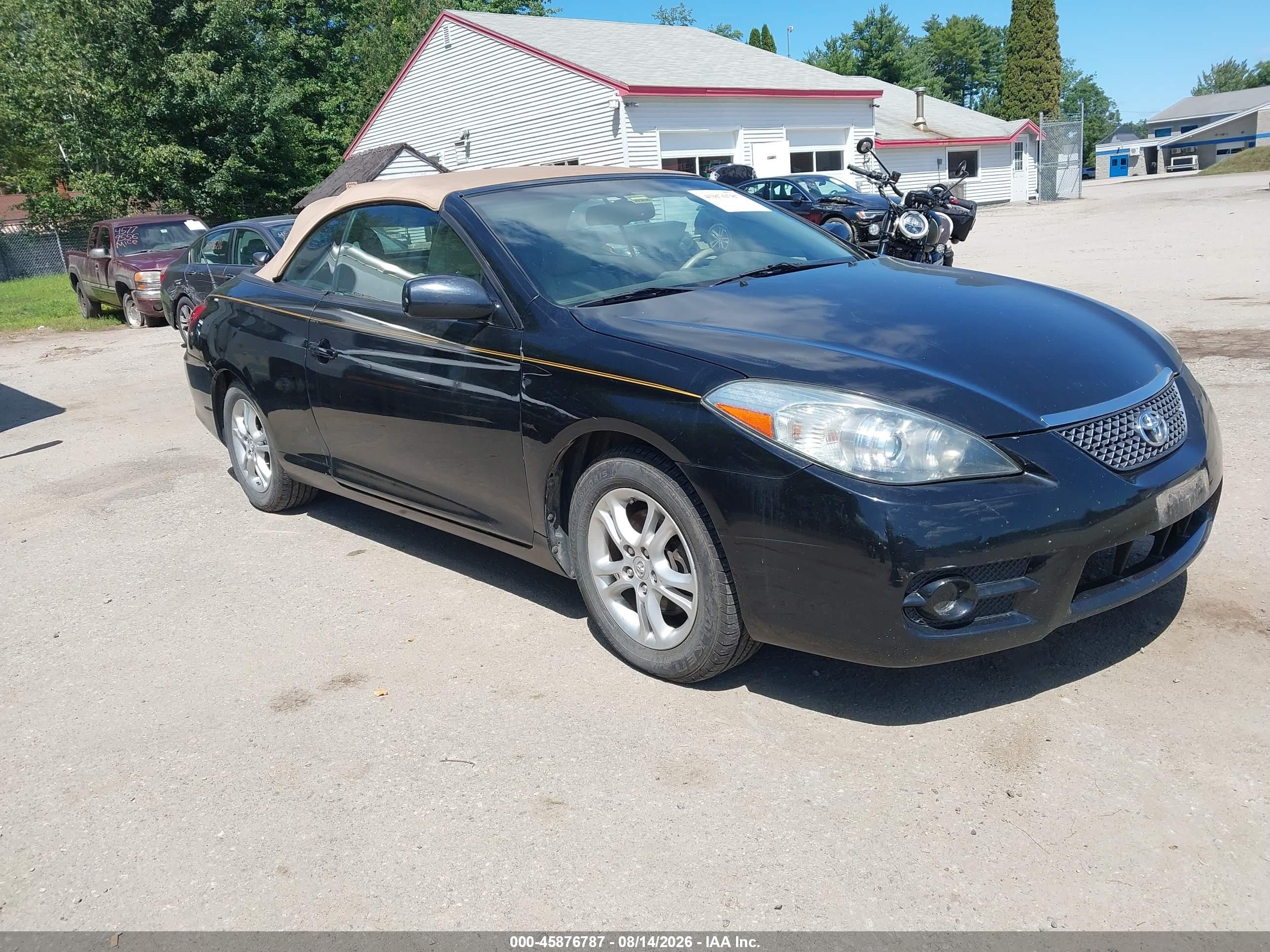 2008 Toyota Camry Solara Se Black vin: 4T1FA38P78U153825
