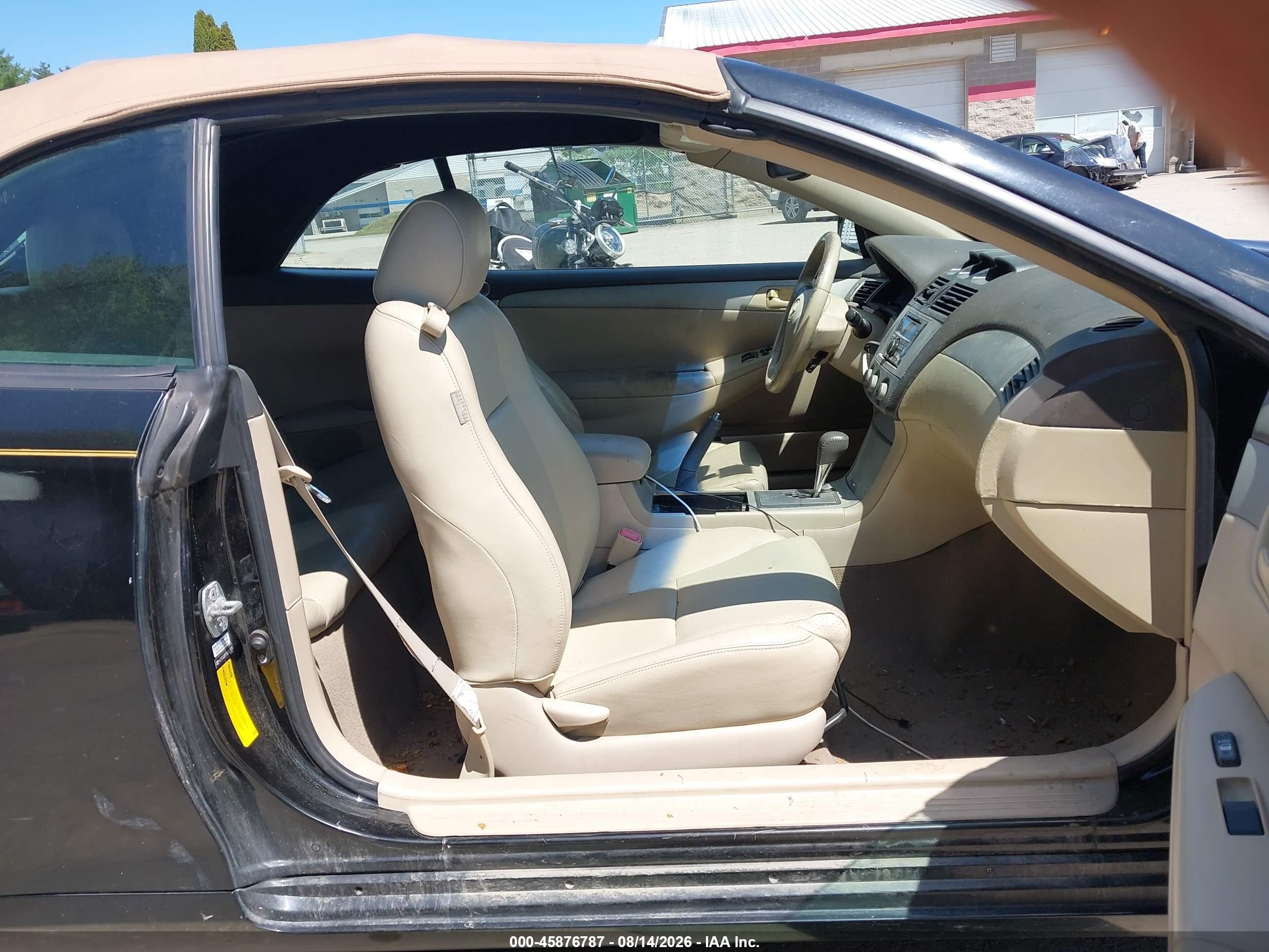 2008 Toyota Camry Solara Se Black vin: 4T1FA38P78U153825
