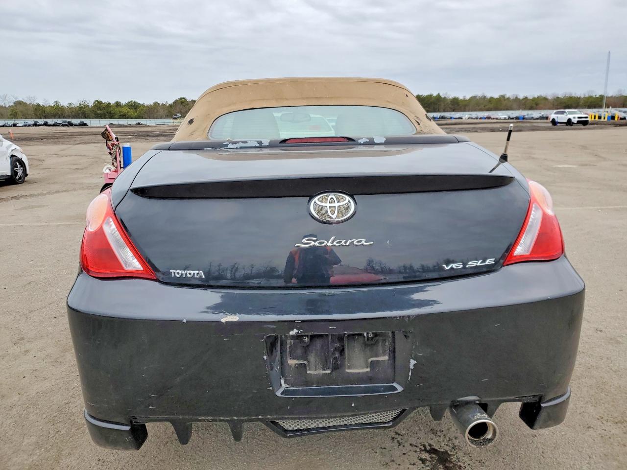 2005 Toyota Camry Solara Sle V6 Black vin: 4T1FA38P85U047461