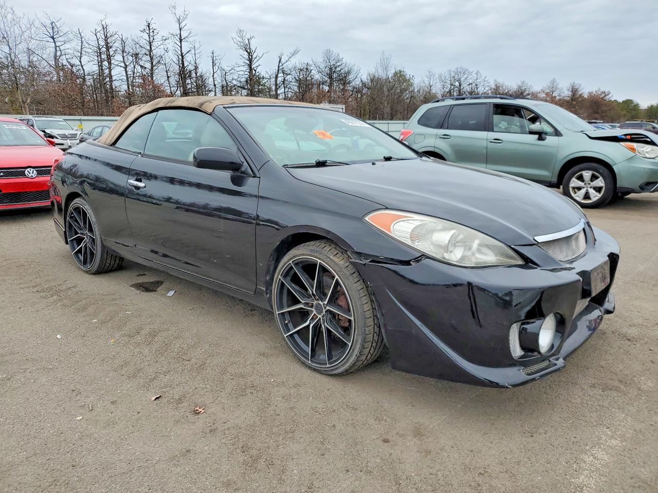 2005 Toyota Camry Solara Sle V6 Black vin: 4T1FA38P85U047461