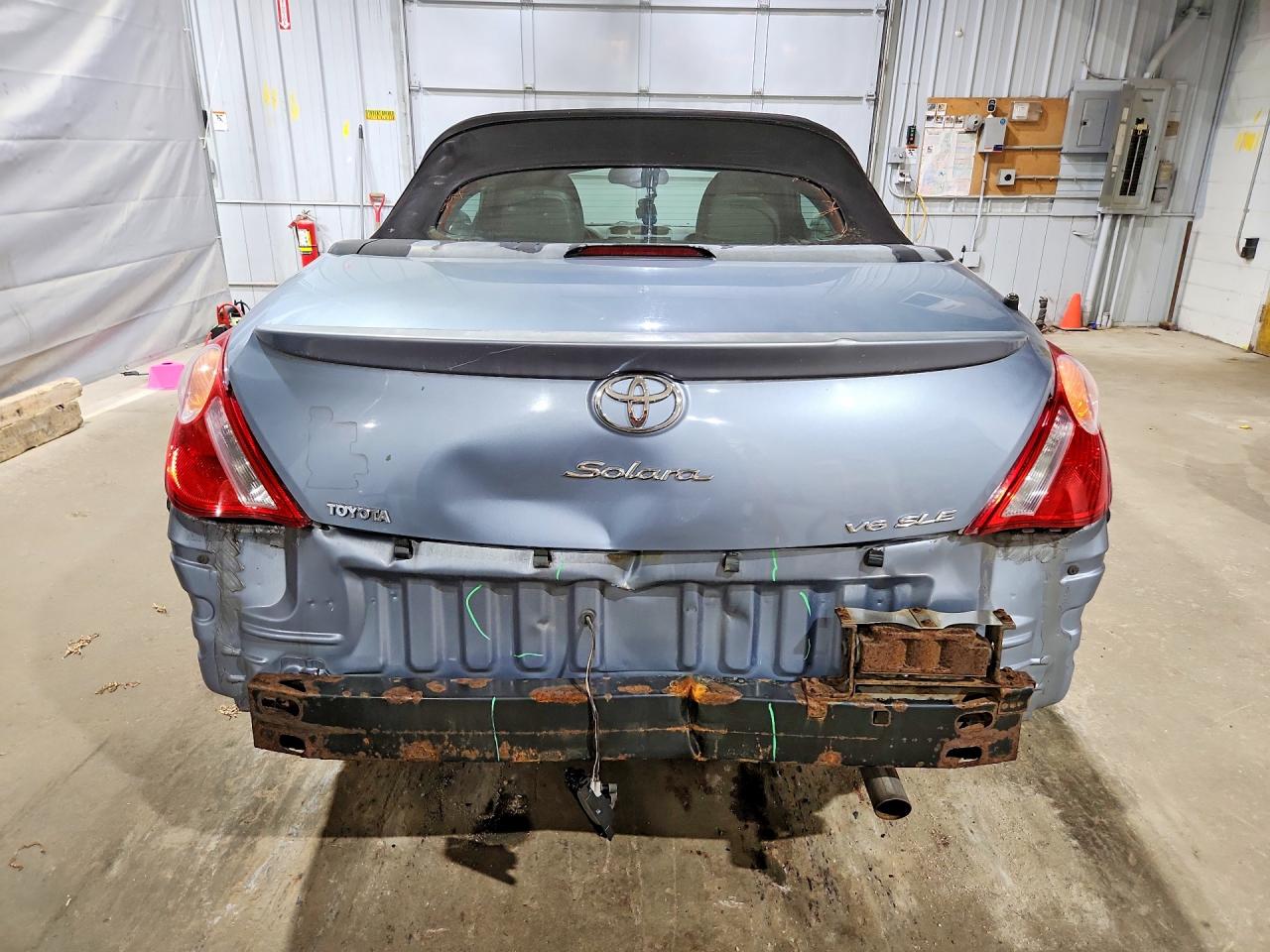 2005 Toyota Camry Solara Sle V6 Blue vin: 4T1FA38P85U049078
