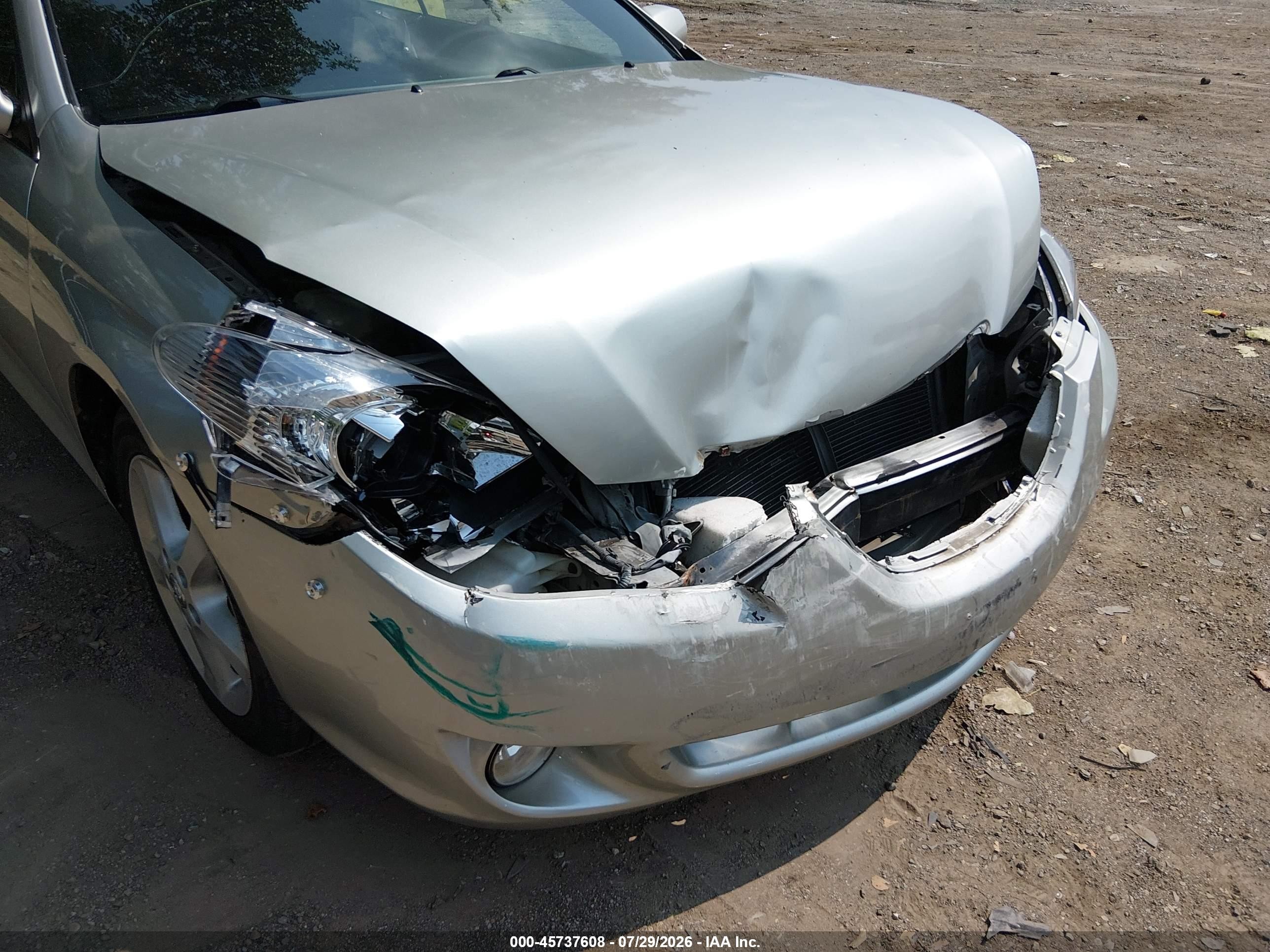 2006 Toyota Camry Solara Se Silver vin: 4T1FA38P86U070000
