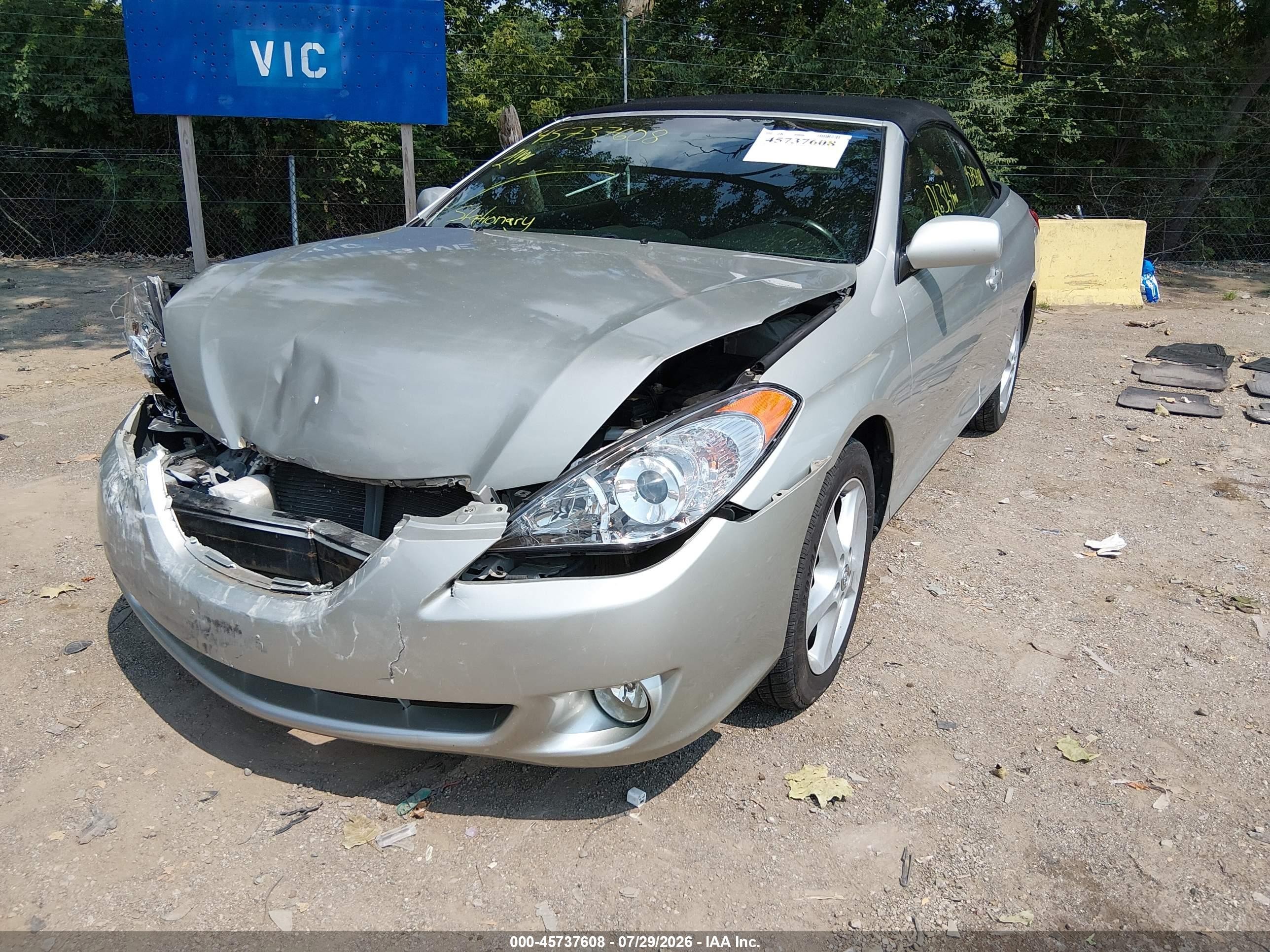 2006 Toyota Camry Solara Se Silver vin: 4T1FA38P86U070000