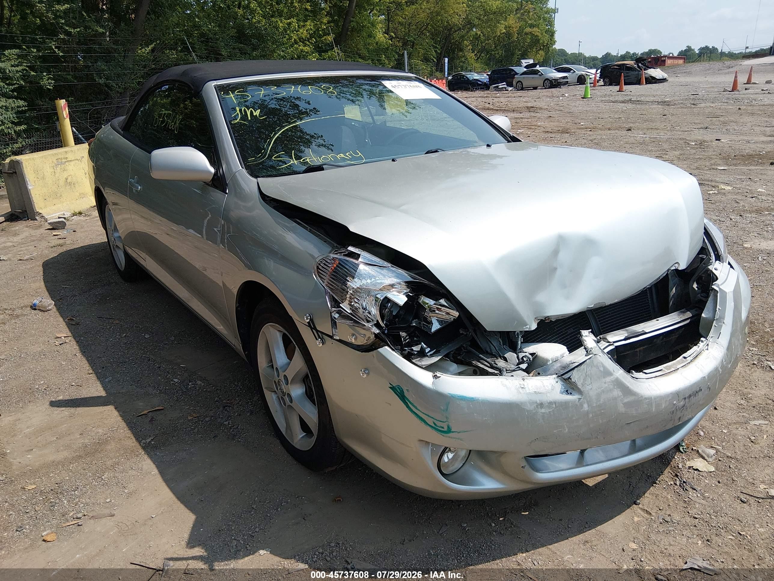 2006 Toyota Camry Solara Se Silver vin: 4T1FA38P86U070000