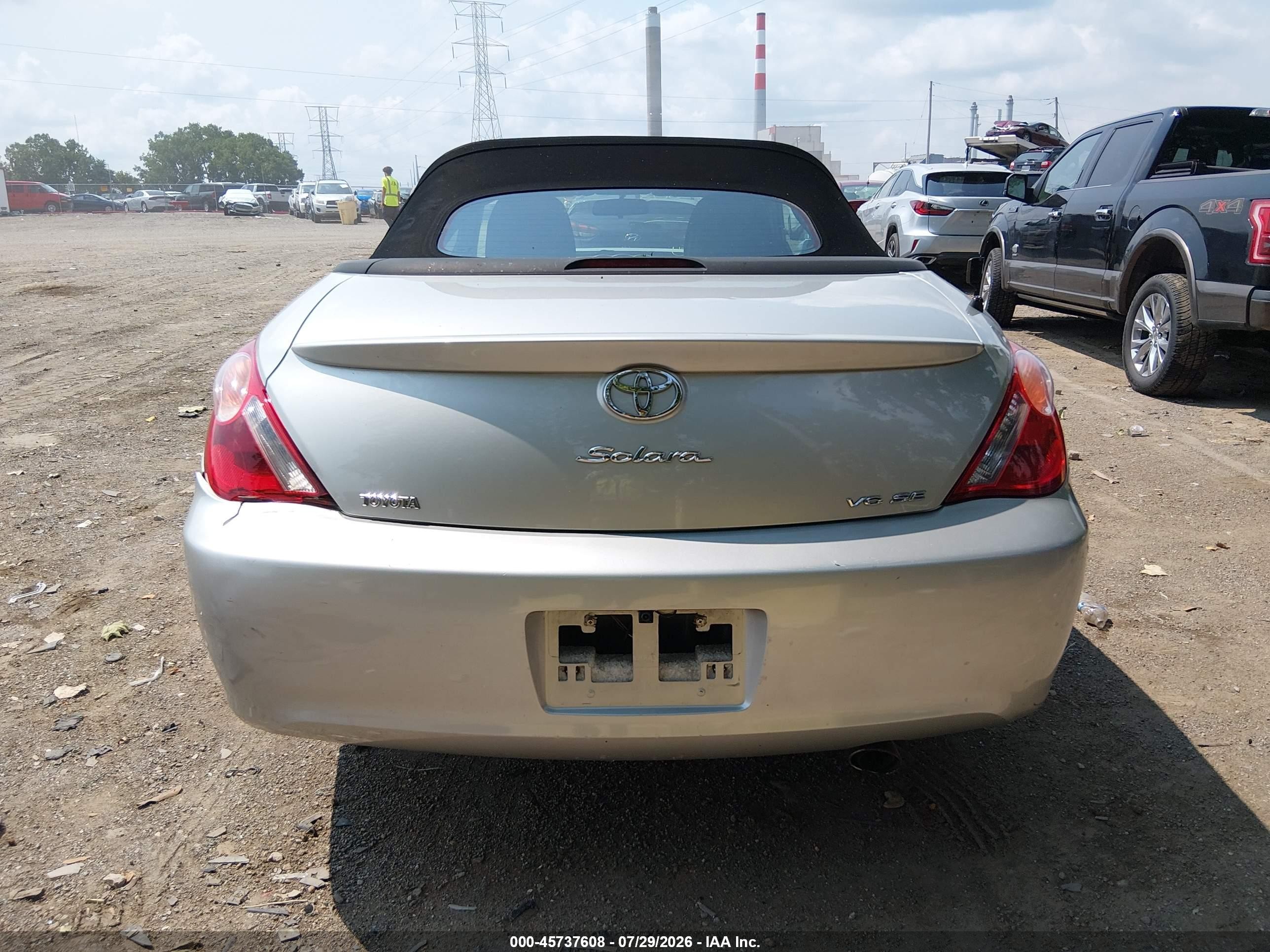 2006 Toyota Camry Solara Se Silver vin: 4T1FA38P86U070000
