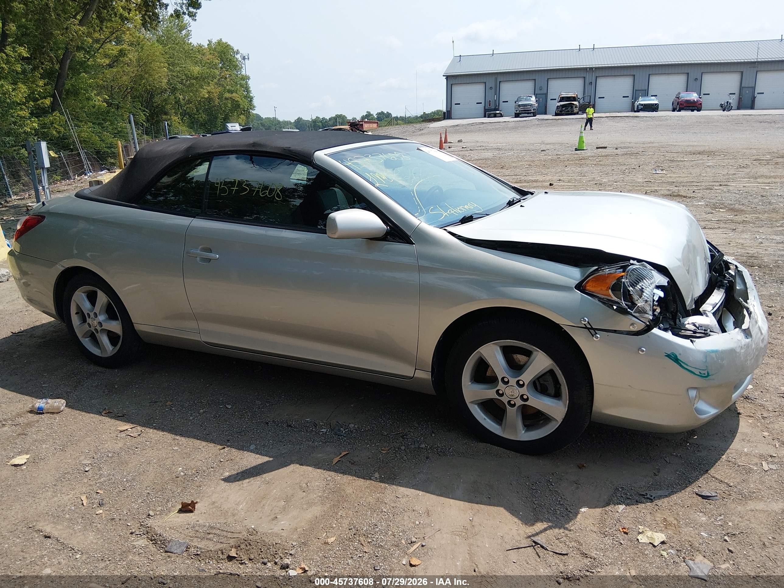 2006 Toyota Camry Solara Se Silver vin: 4T1FA38P86U070000
