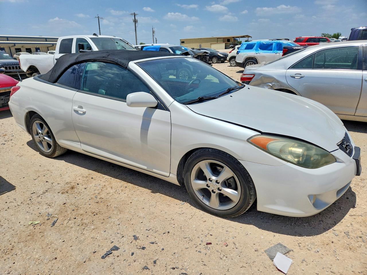 2006 Toyota Camry Solara Sle V6 White vin: 4T1FA38P86U087248