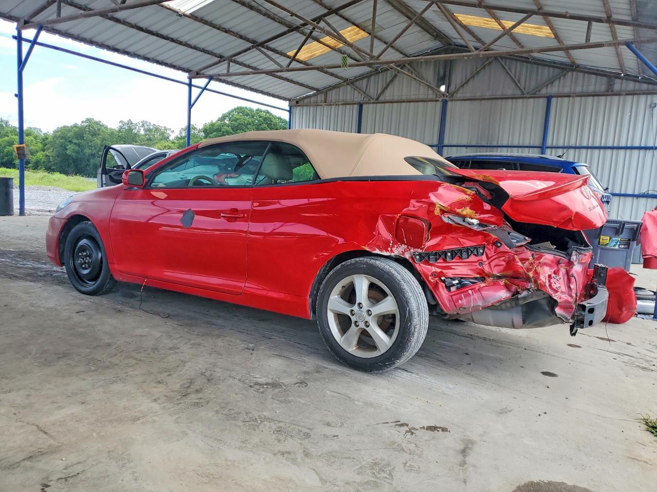 2006 Toyota Camry Solara Sle V6 Red vin: 4T1FA38P86U103769