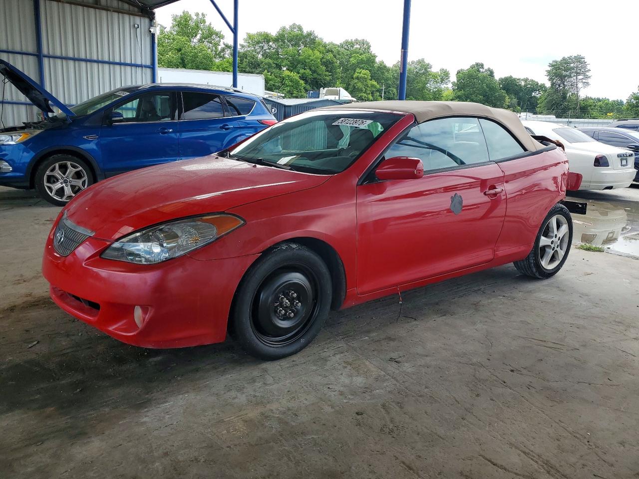 2006 Toyota Camry Solara Sle V6 Red vin: 4T1FA38P86U103769